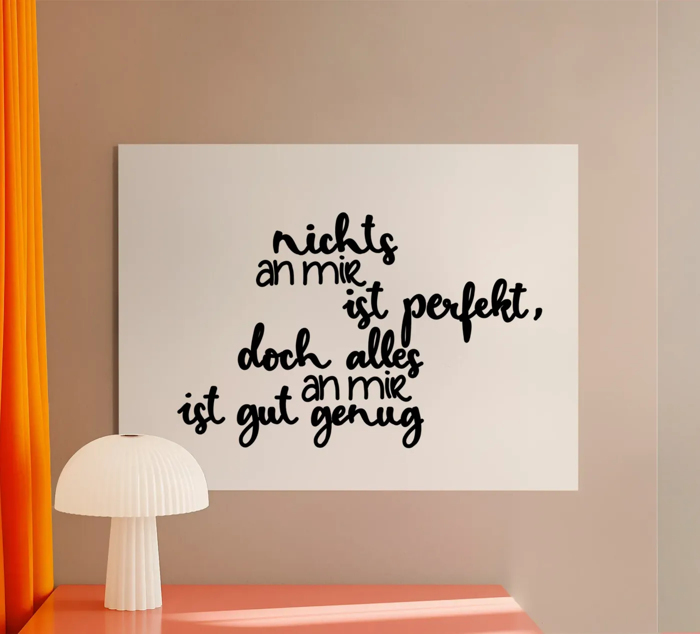 Perfekt unperfekt plexiglass da Letters of Love