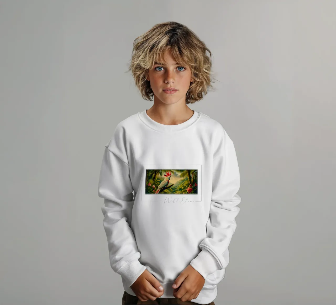 CACATOI felpa bambino da RUBIANT ART