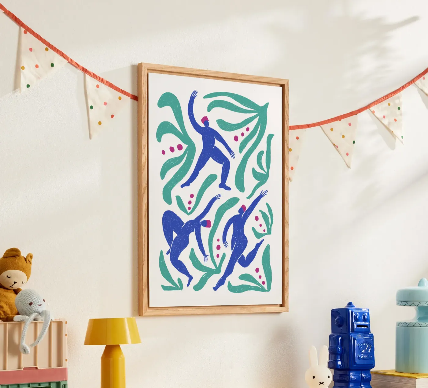 Dancing people acrylic glass by Studio Fiamma