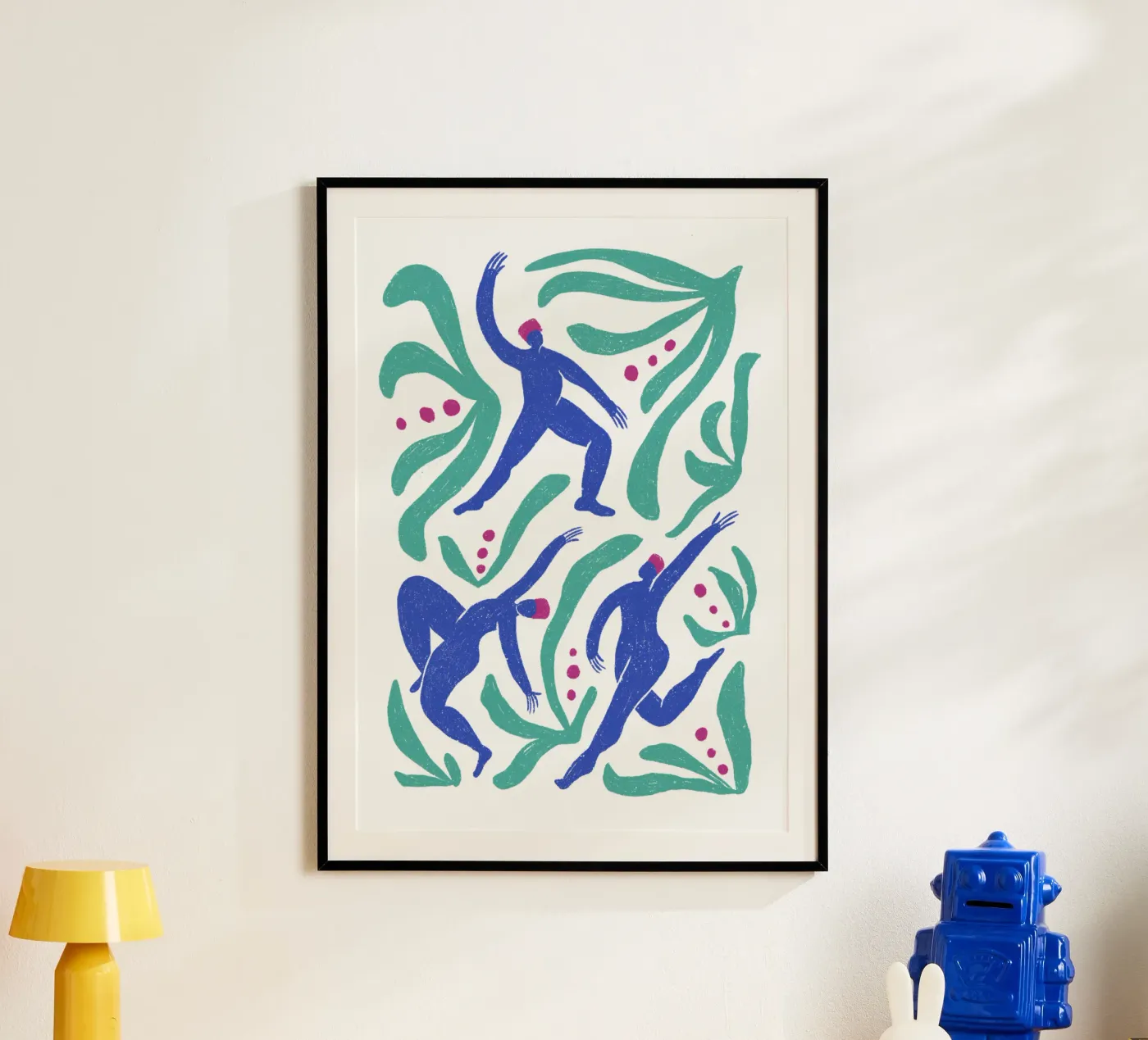 Dancing people poster van Studio Fiamma