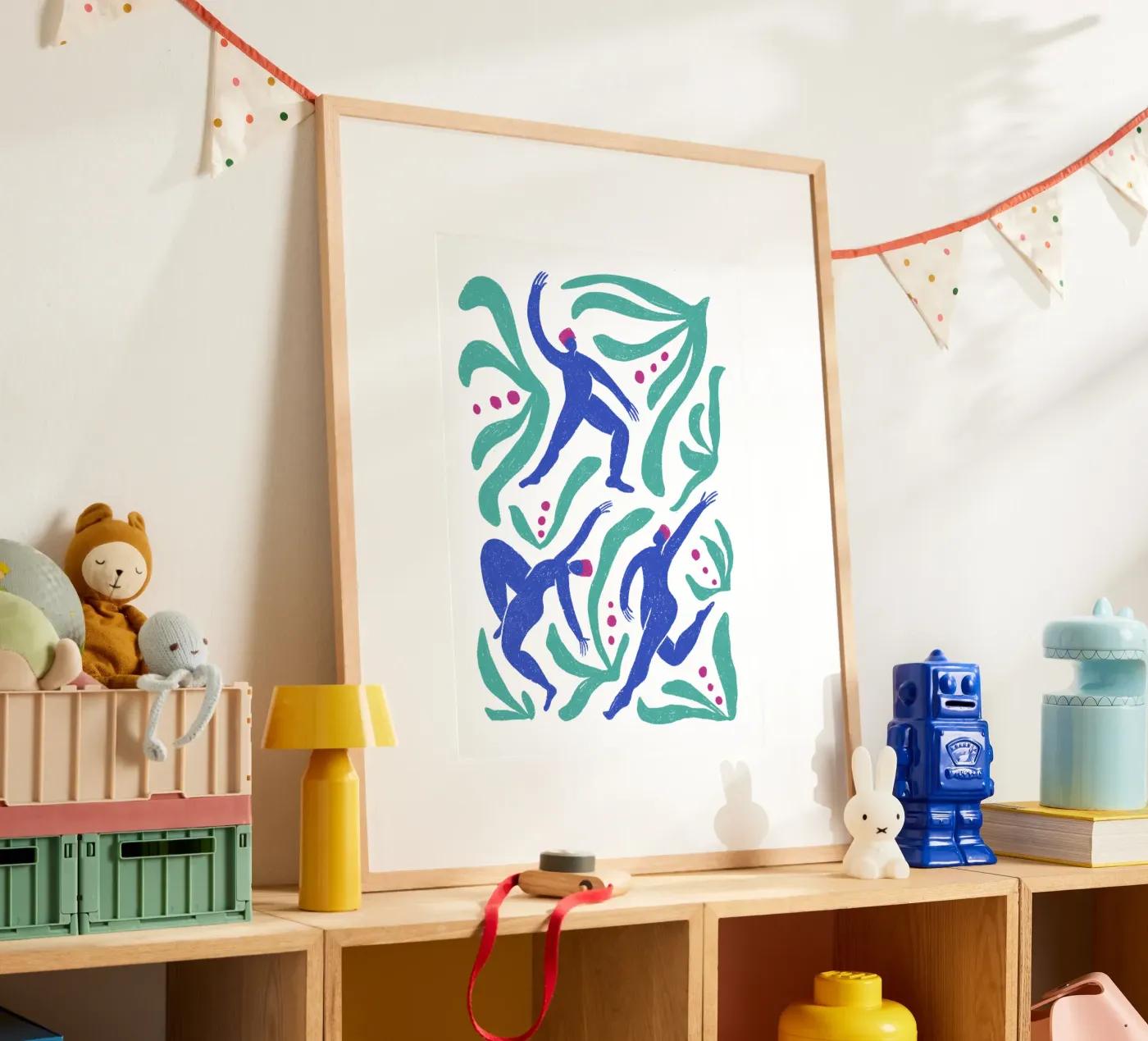 Dancing people poster van Studio Fiamma