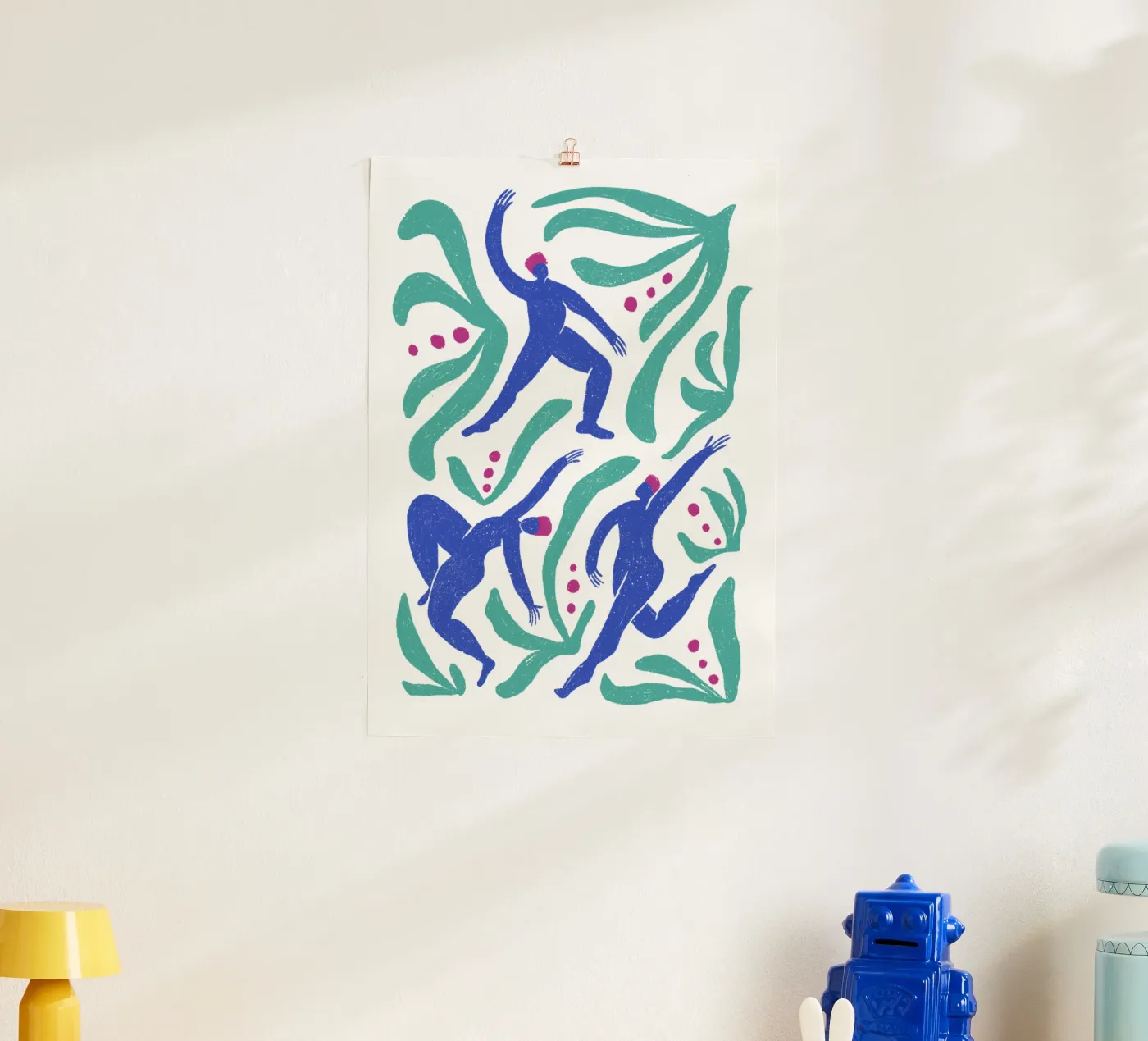 Dancing people poster van Studio Fiamma