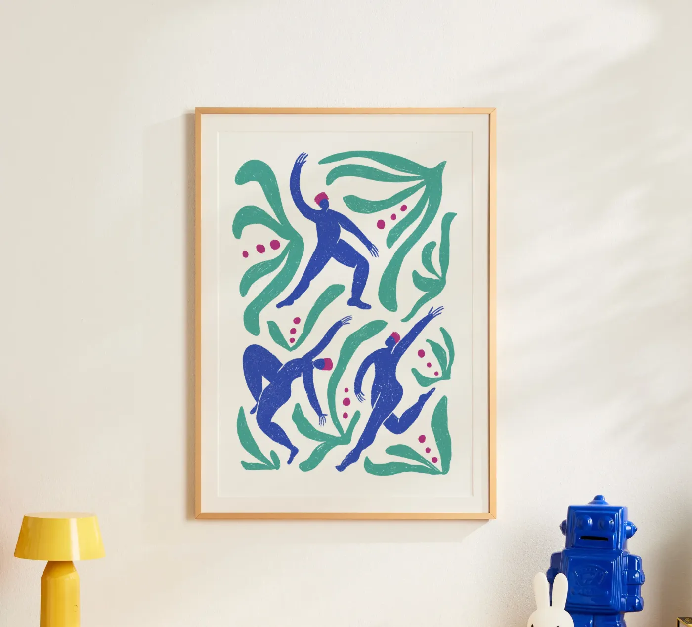 Dancing people poster van Studio Fiamma