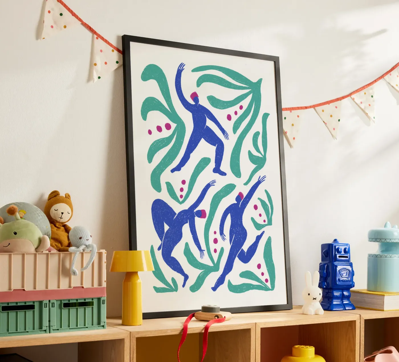 Dancing people poster van Studio Fiamma