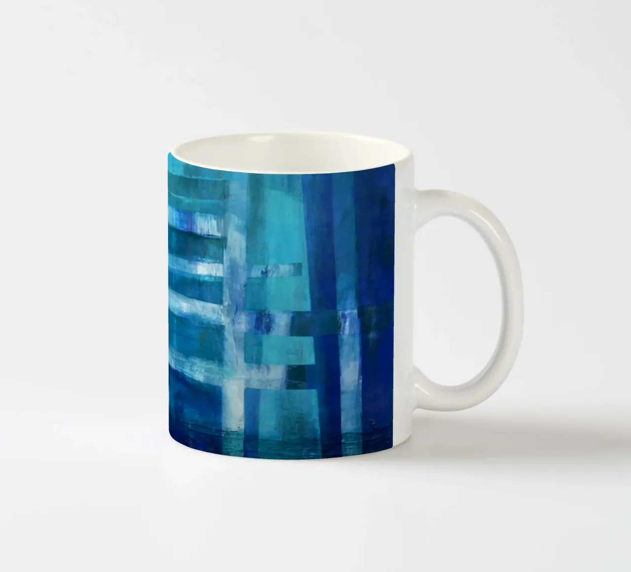 Perspective ceramic mug by Anita Gewald