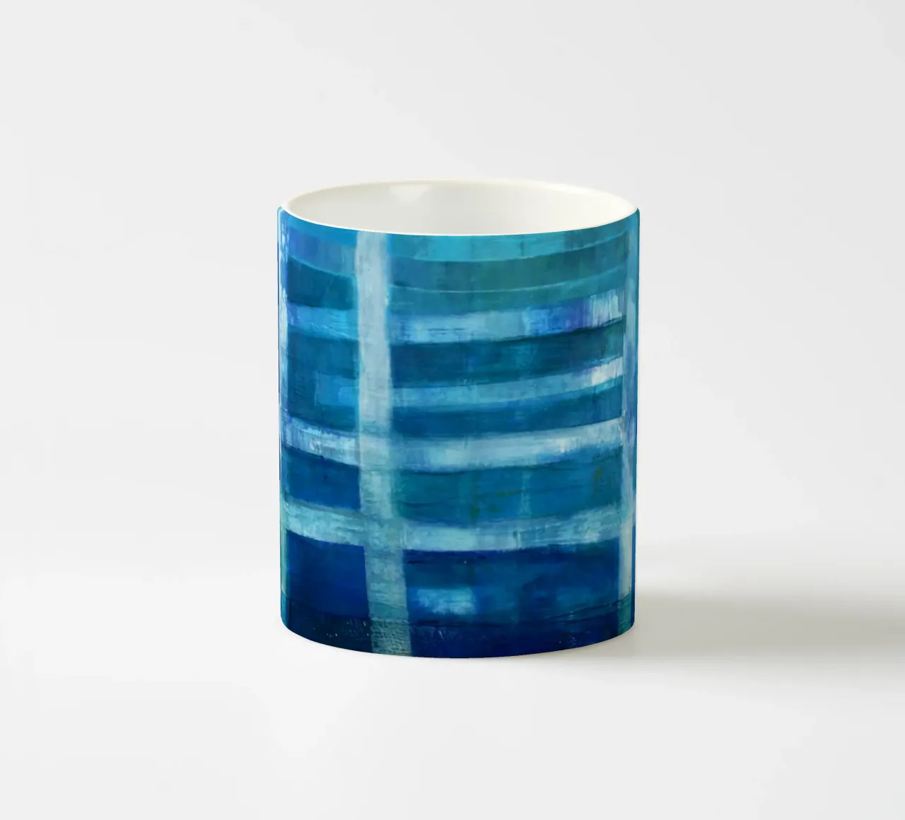 Perspective ceramic mug by Anita Gewald