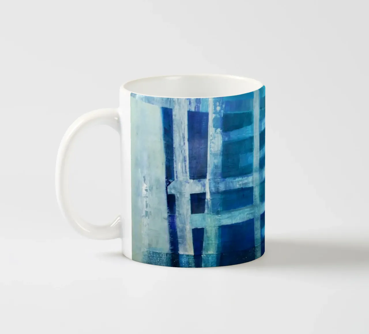 Perspective ceramic mug by Anita Gewald