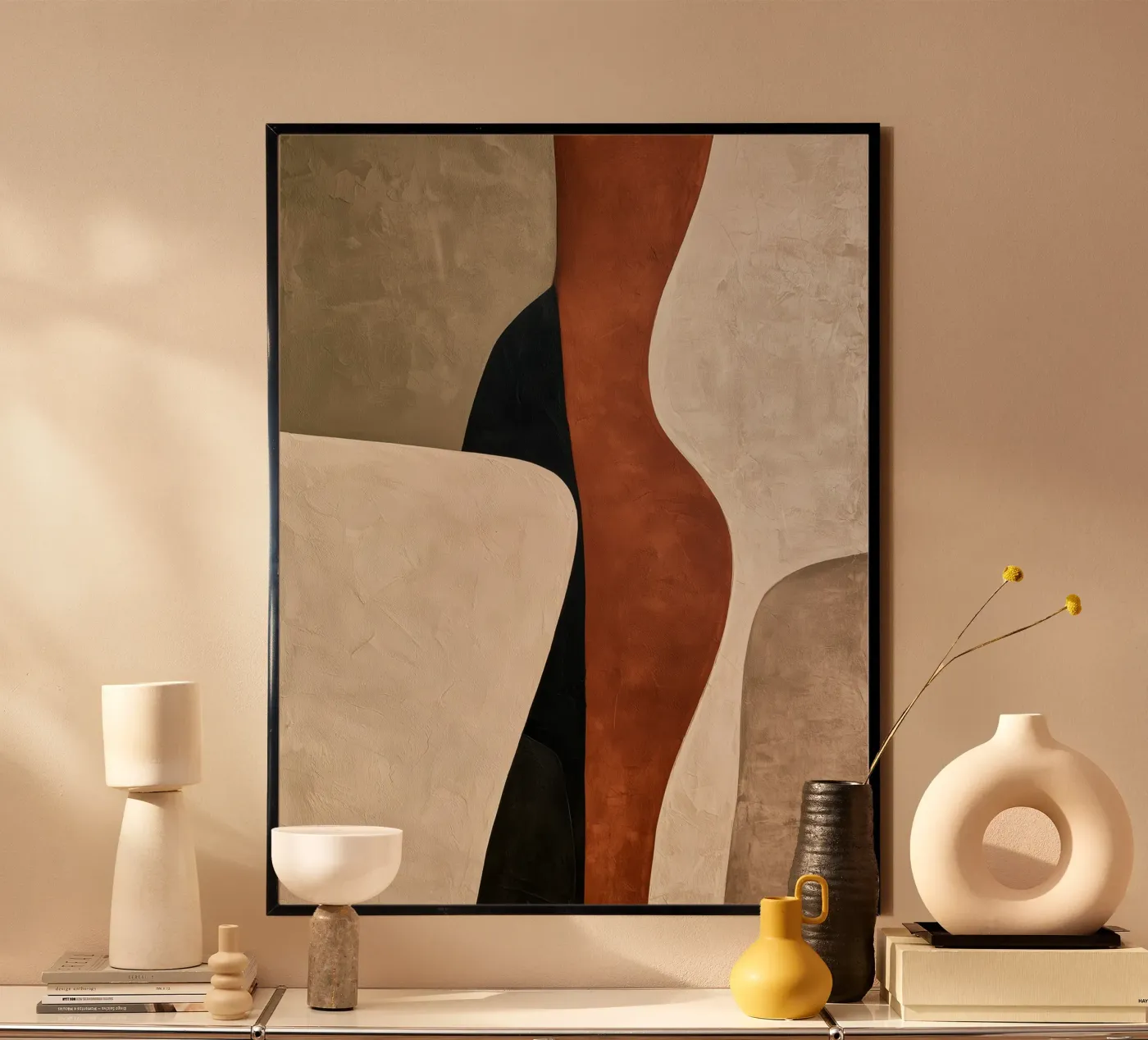 Terracotta Modern Forms poster da Hugo