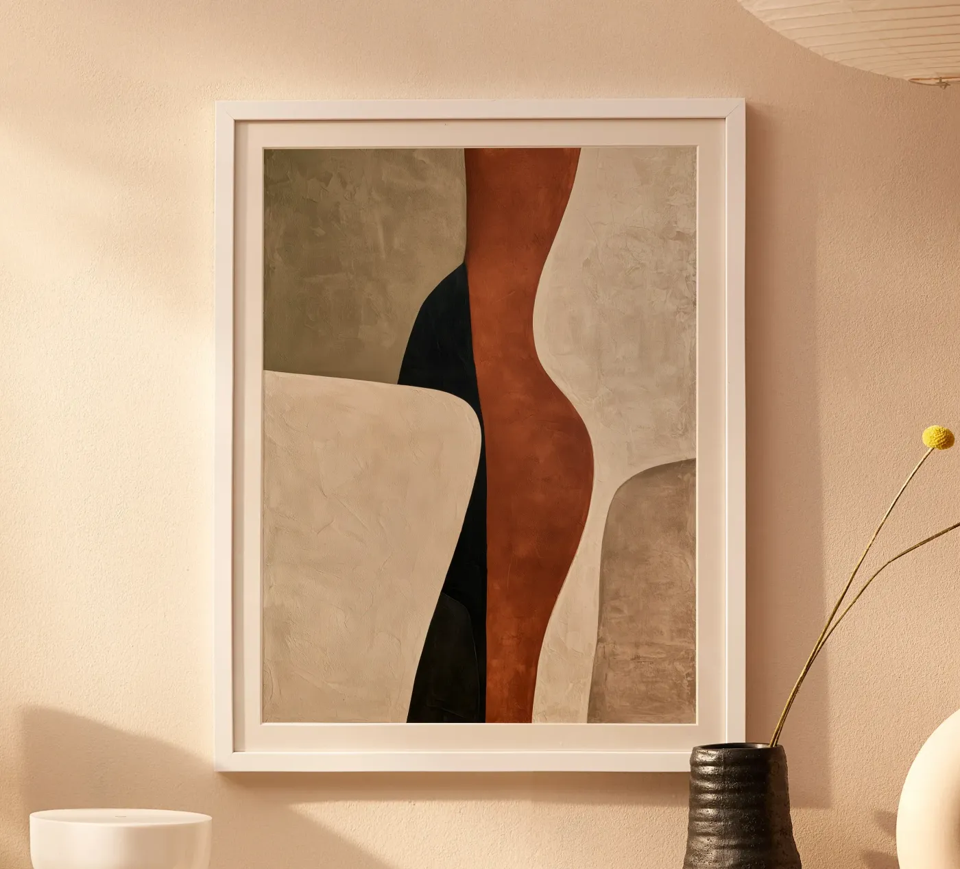 Terracotta Modern Forms poster da Hugo
