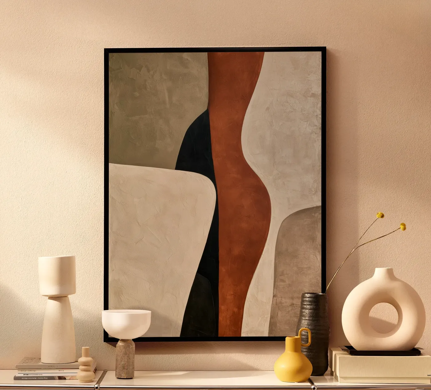 Terracotta Modern Forms poster da Hugo