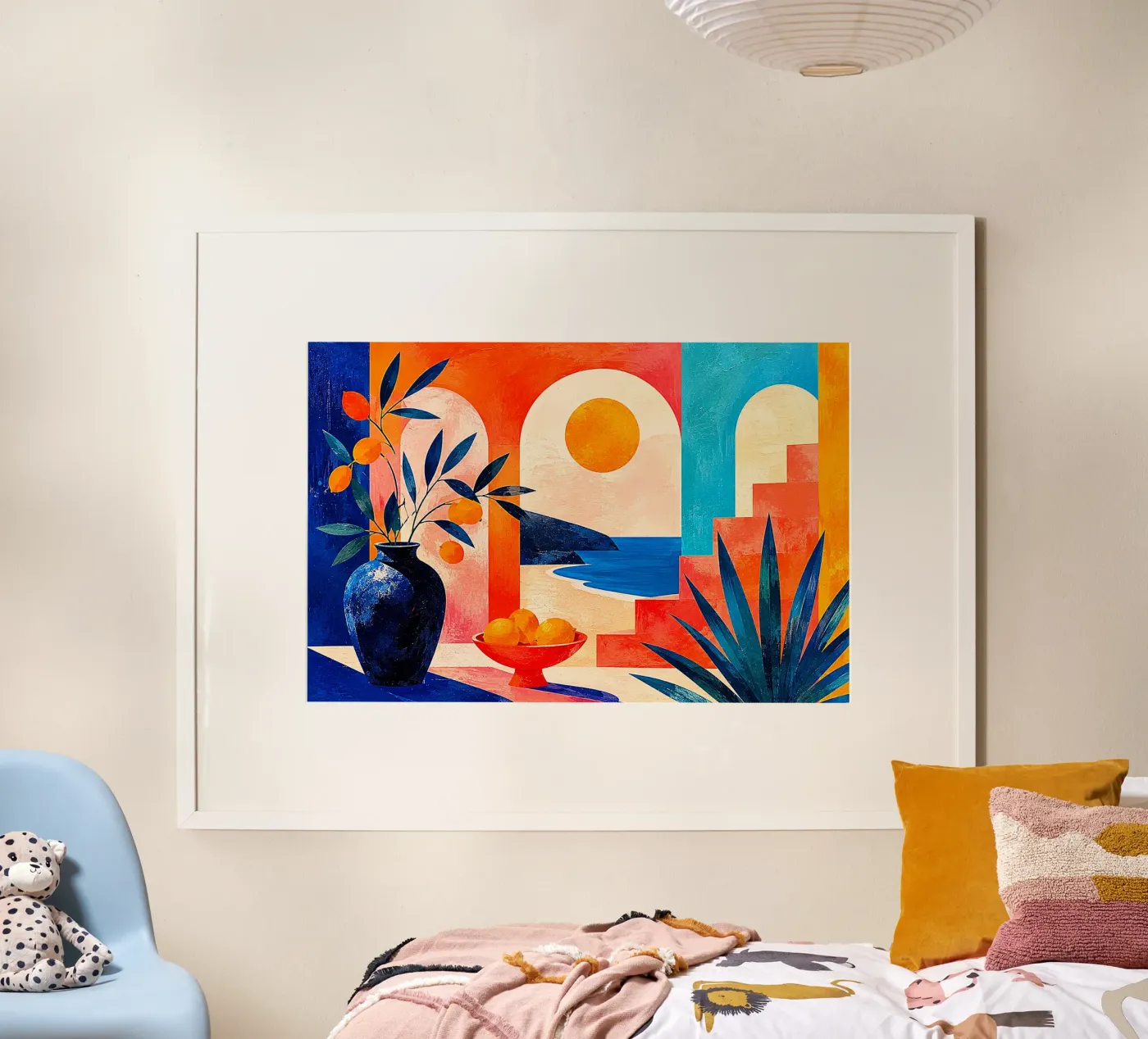 Sunlit Escape poster by Bold Canvas Prints