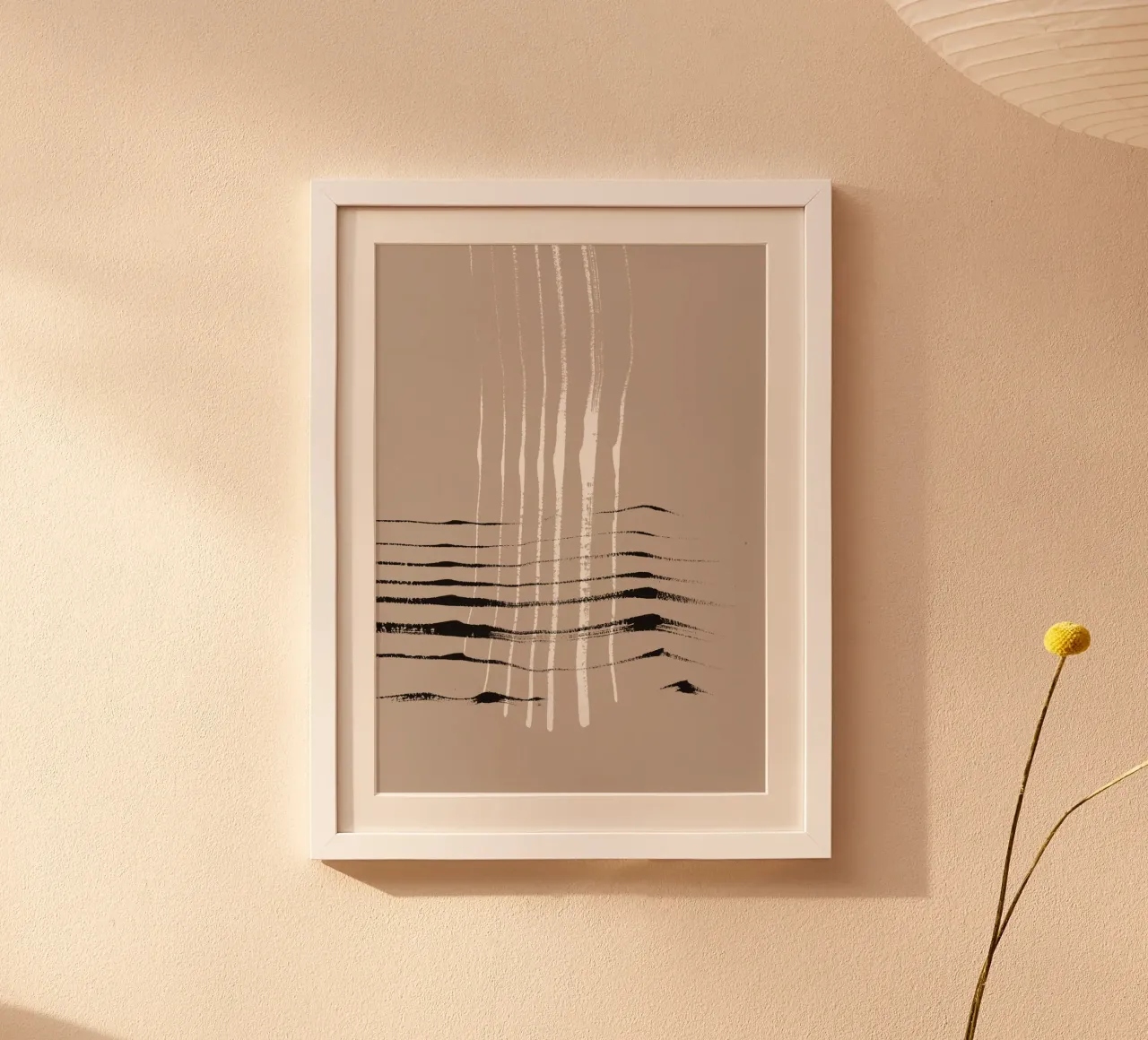Strokes 12 | Black, White & Neutral Brush Stroke Abstract carta hahnemühle da sabidussi