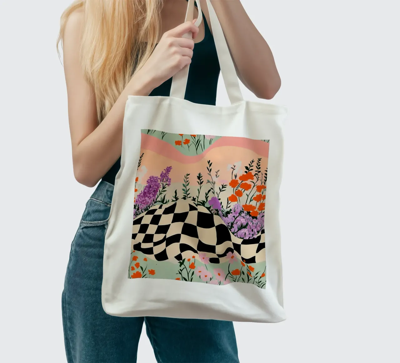 Wonderland No 1 borsa in juta da treechild