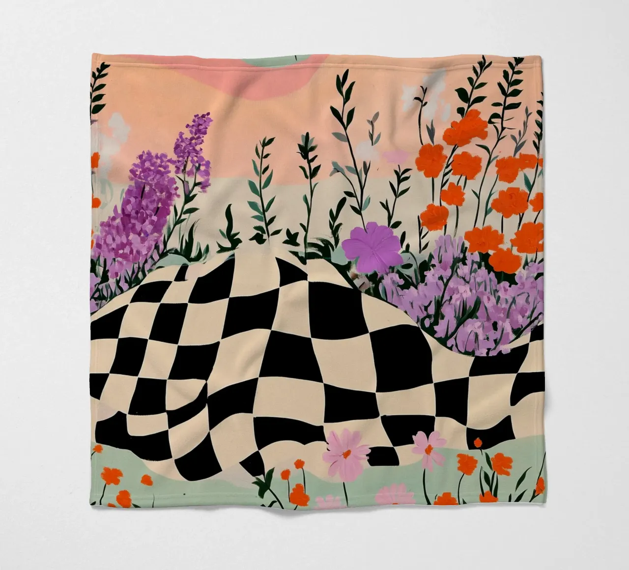 Wonderland No 1 coperta in pile da treechild