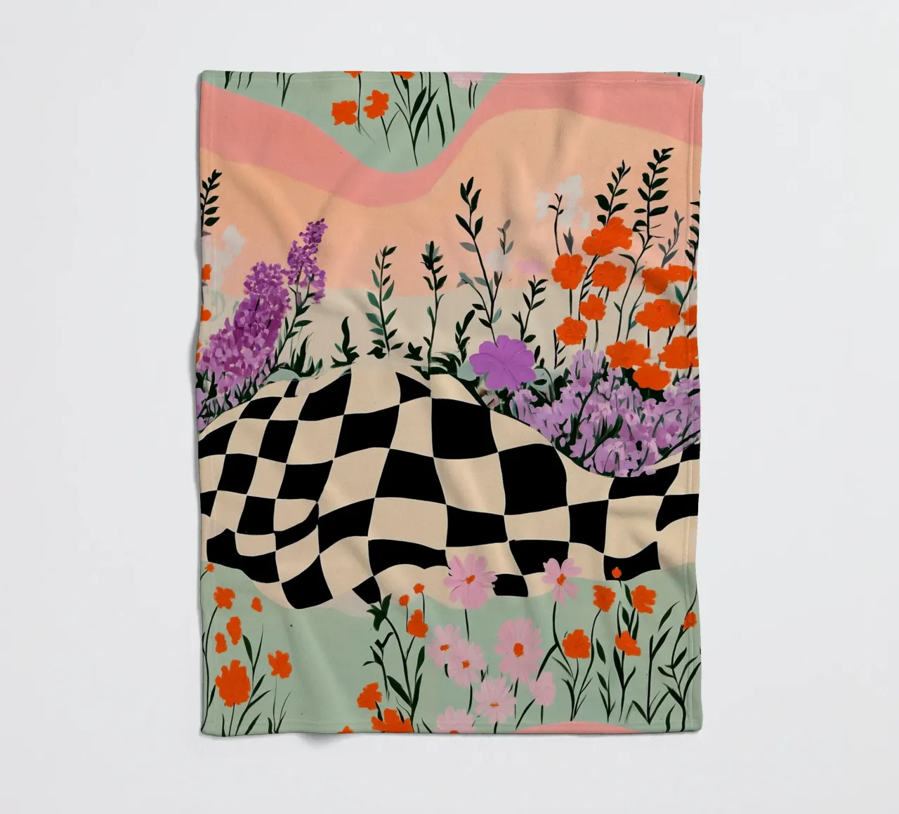 Wonderland No 1 coperta in pile da treechild