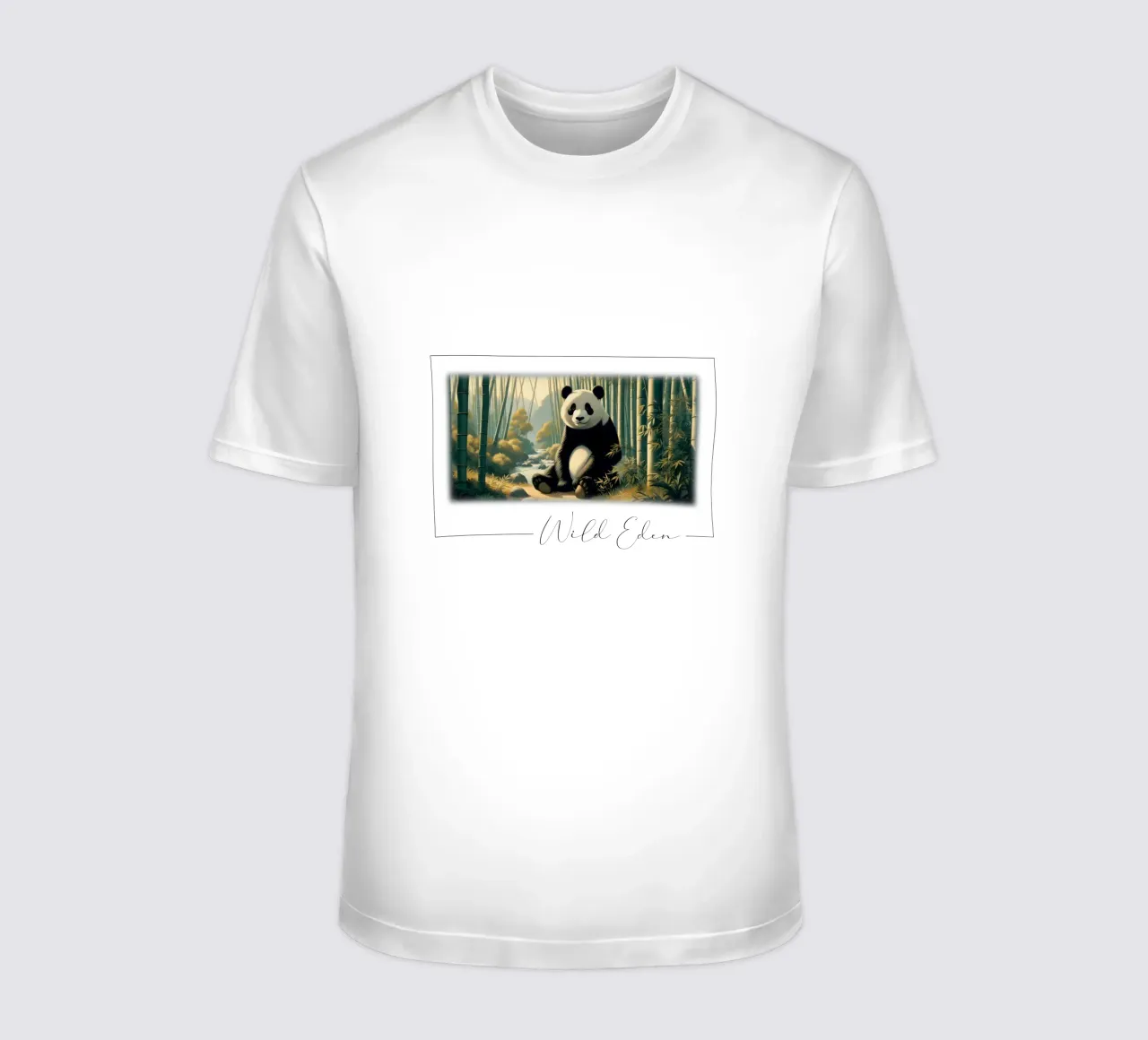 PANDA t-shirt by RUBIANT ART