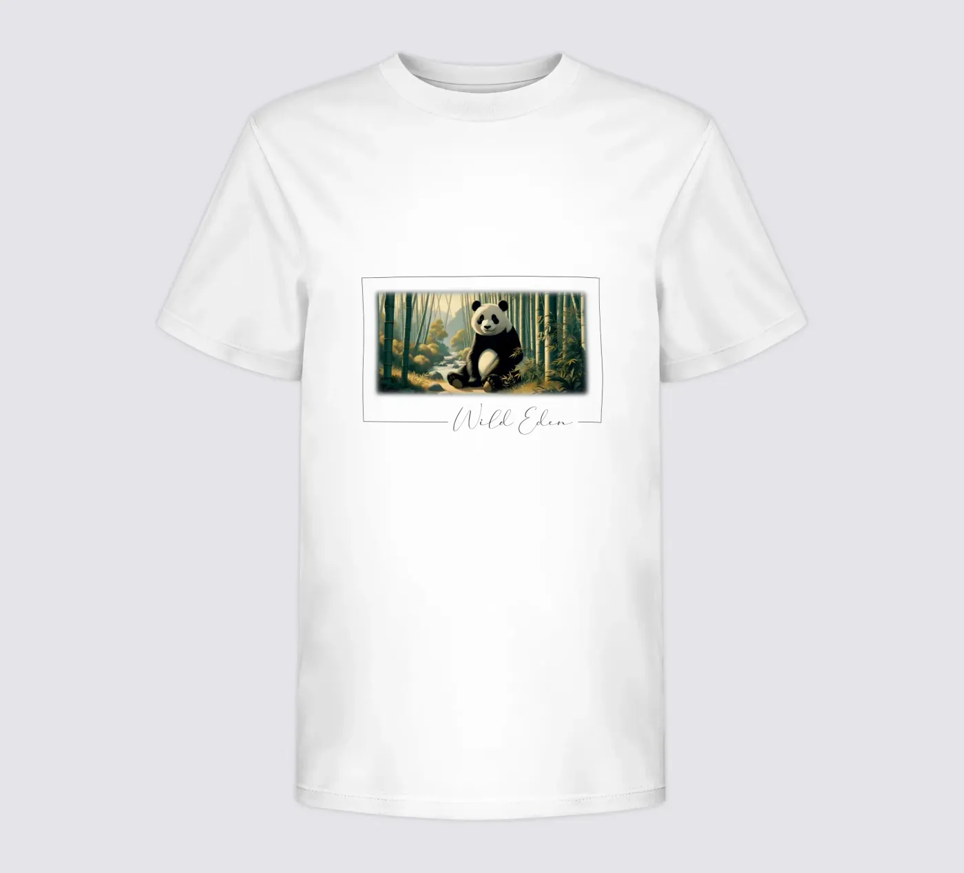 PANDA kinder t-shirt van RUBIANT ART