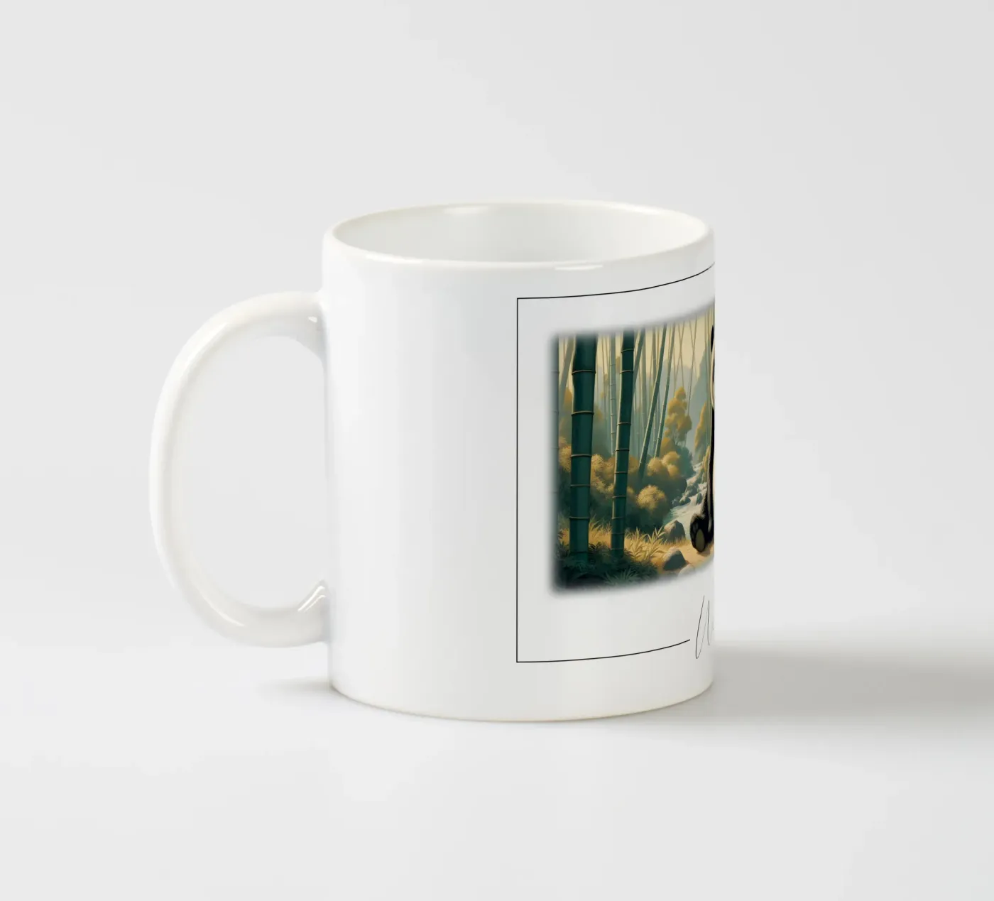 PANDA mug en céramique de RUBIANT ART