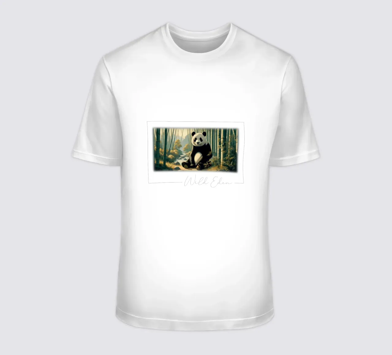 PANDA t-shirt by RUBIANT ART