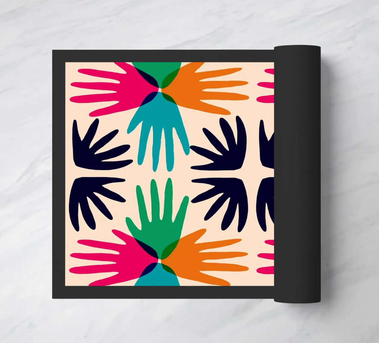 Hands abstract tile zerbino da Studio Fiamma