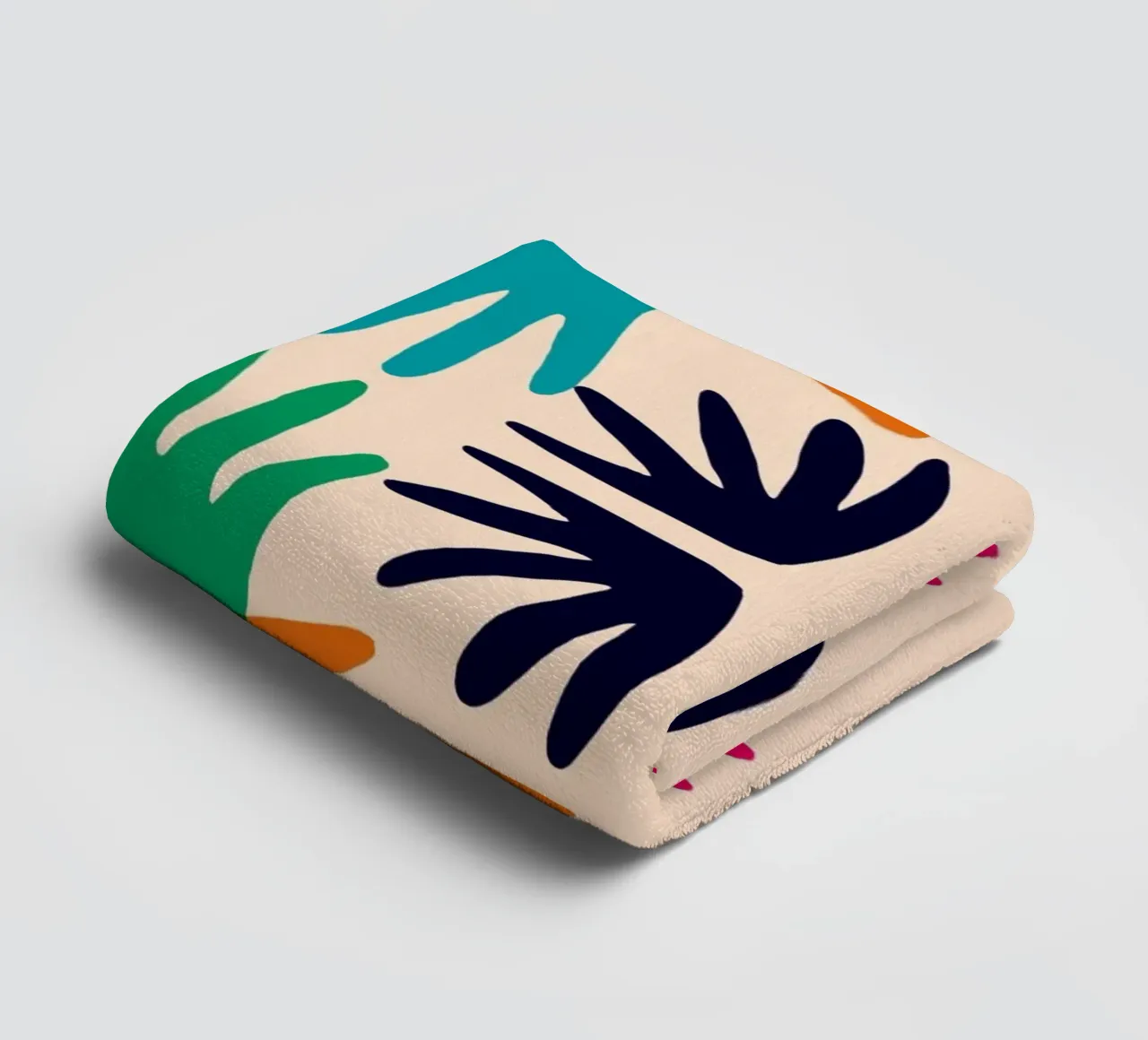 Hands abstract tile asciugamano da bagno da Studio Fiamma