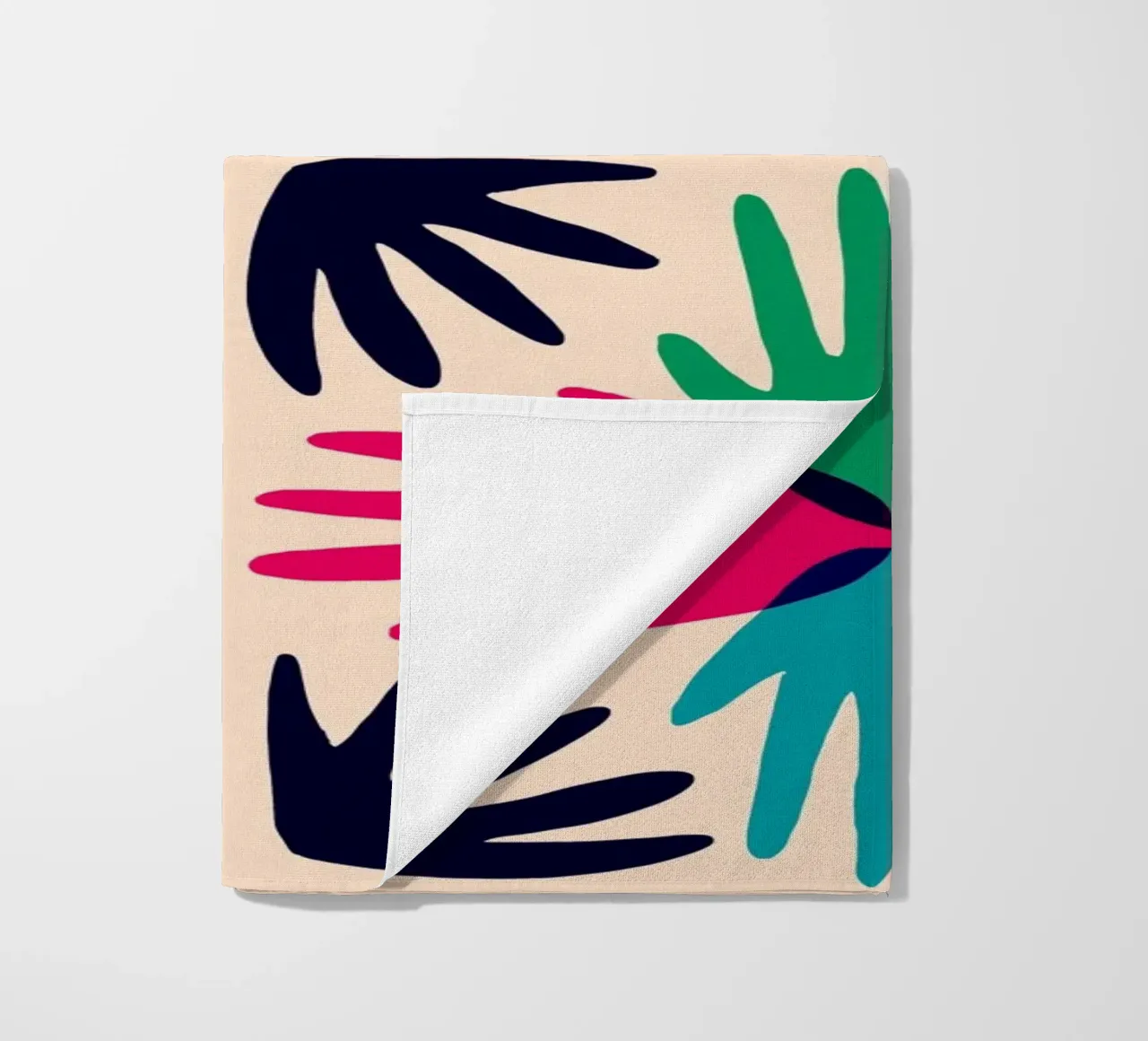 Hands abstract tile telo mare da Studio Fiamma