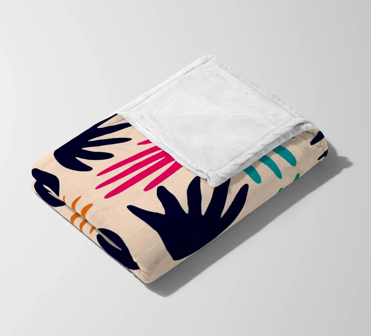 Hands abstract tile coperta in pile da Studio Fiamma