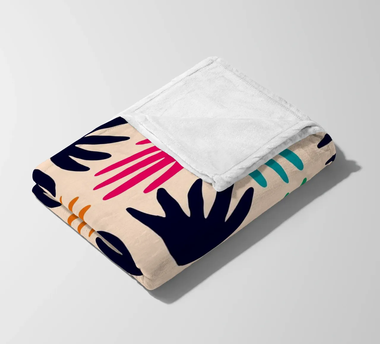 Hands abstract tile coperta in pile da Studio Fiamma