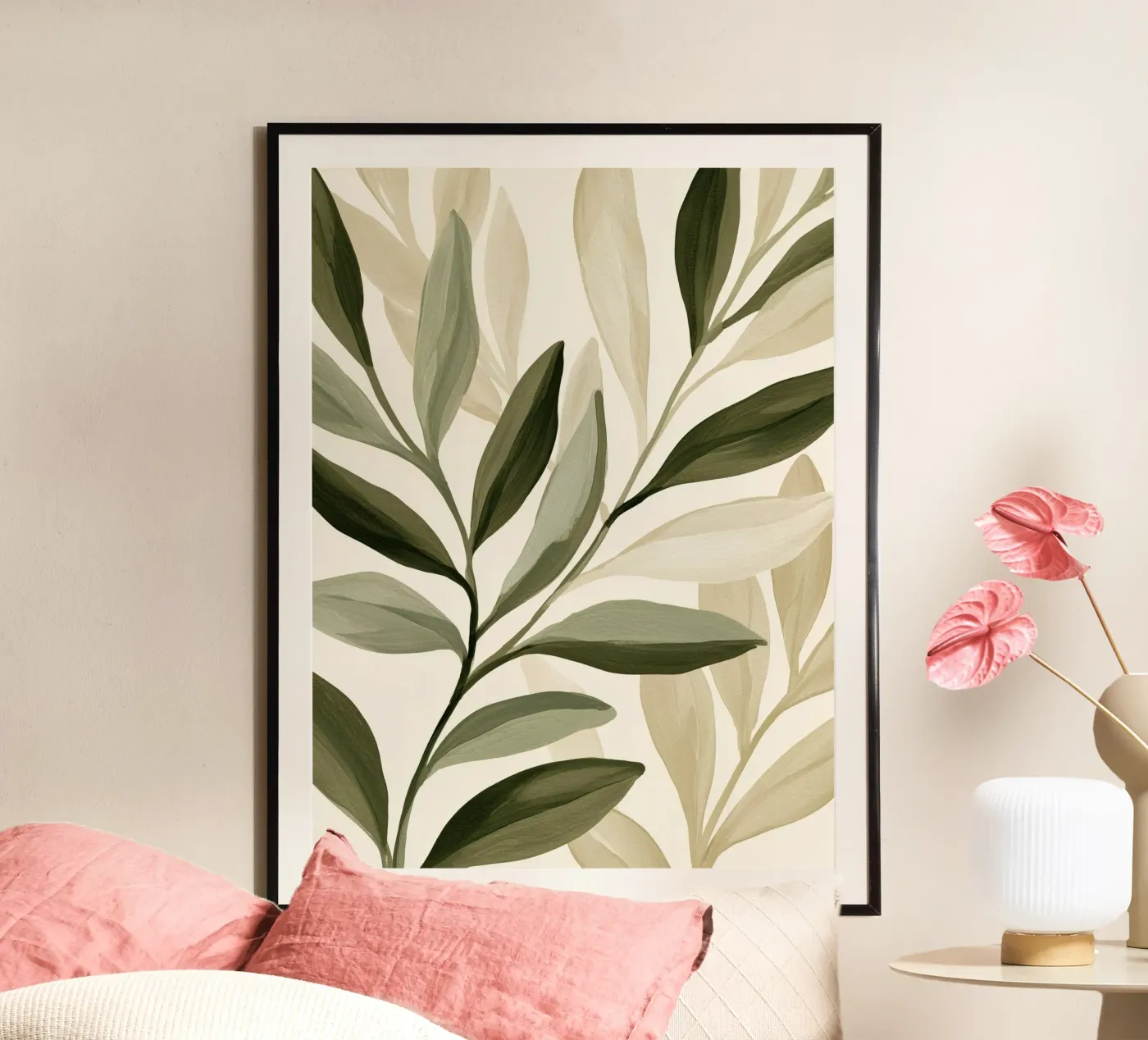 Minimal Olive Branch Study poster da Verse