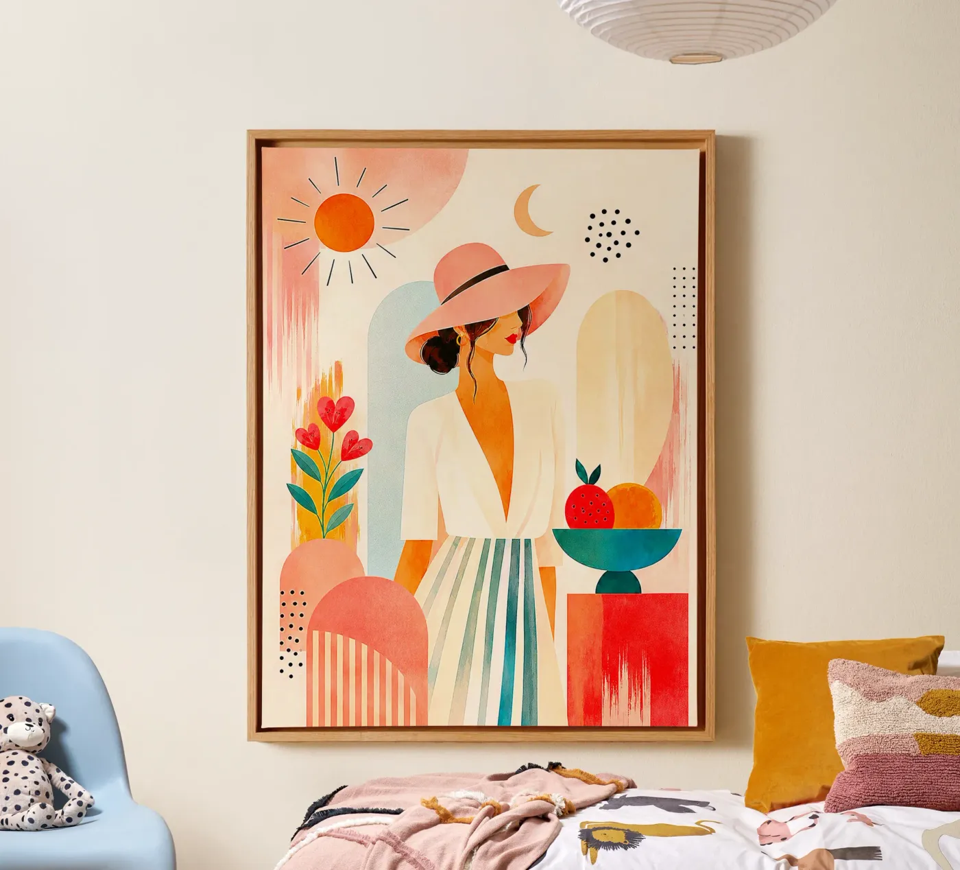 Sunlit Elegance canvas by PurePrint Studio