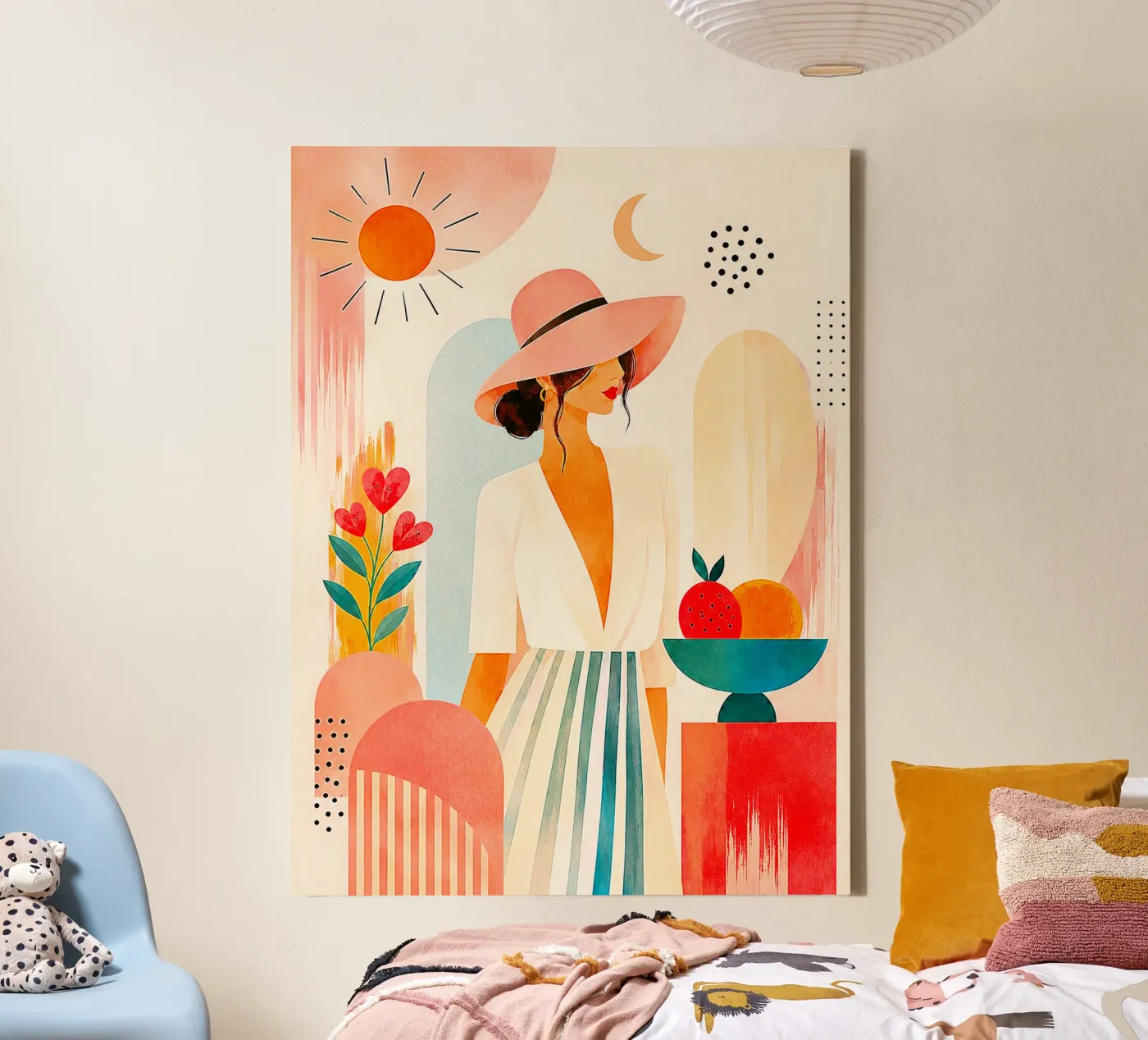 Sunlit Elegance canvas by PurePrint Studio