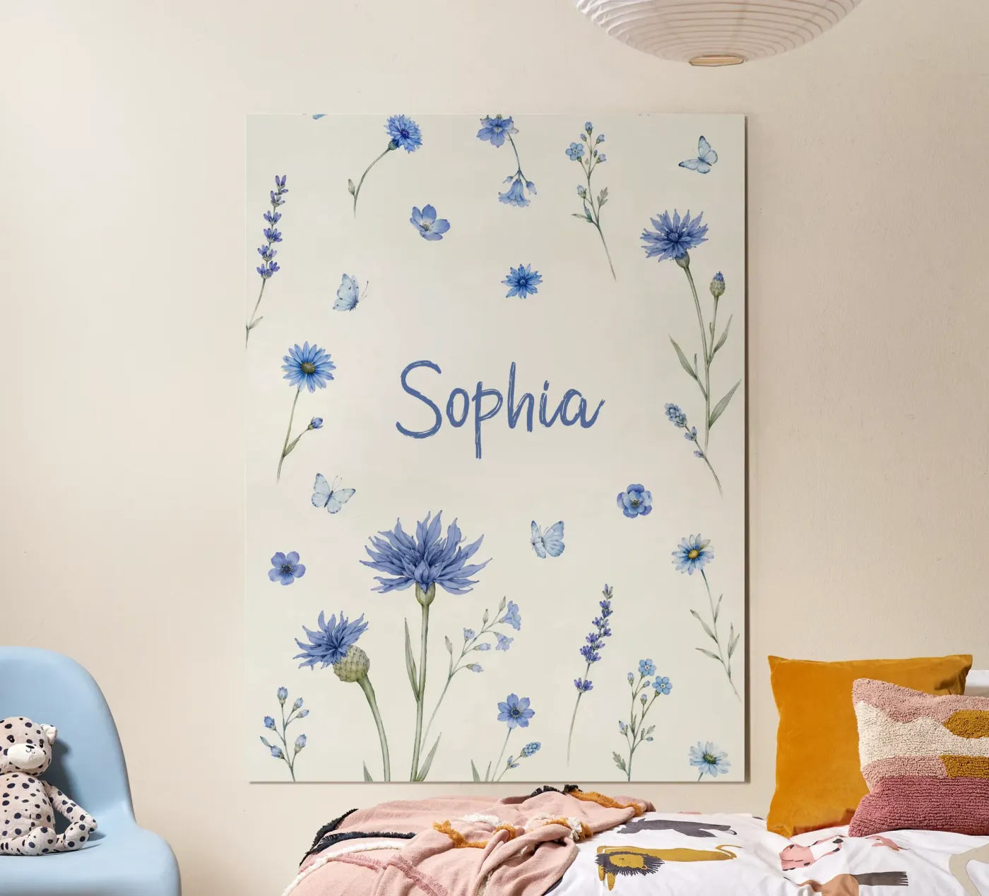 Cornflower Blue poster by Little Moon & Co