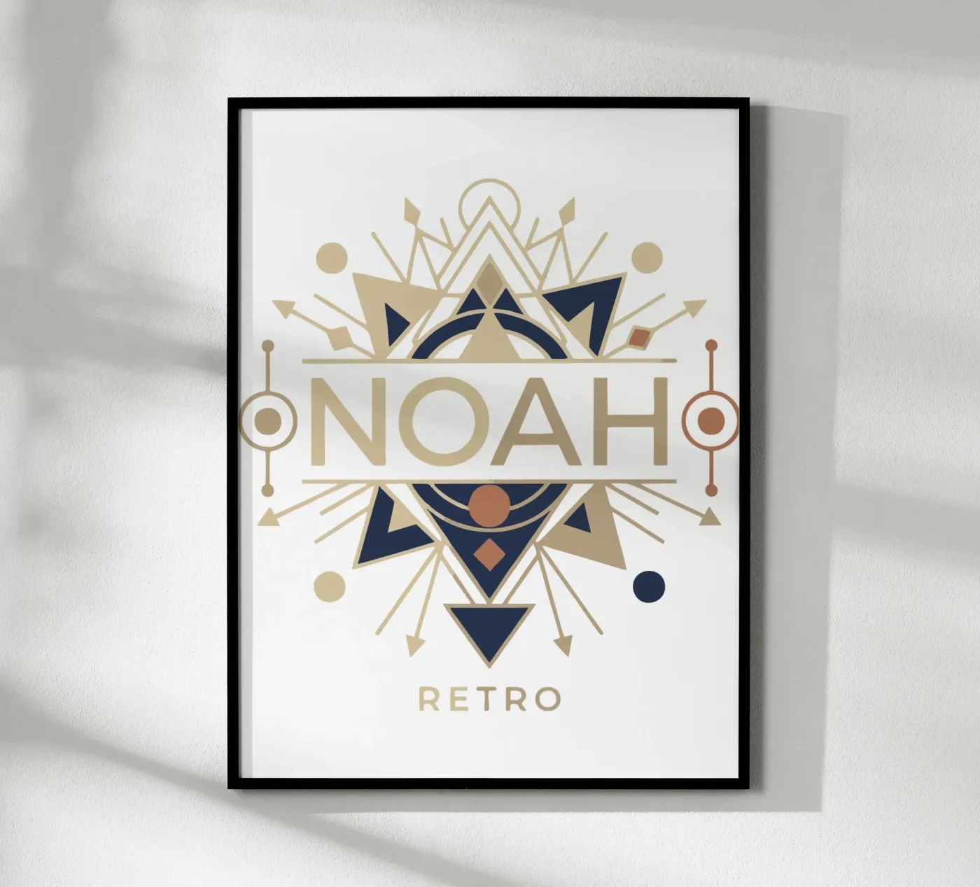 Name Noah poster by artdesign1985