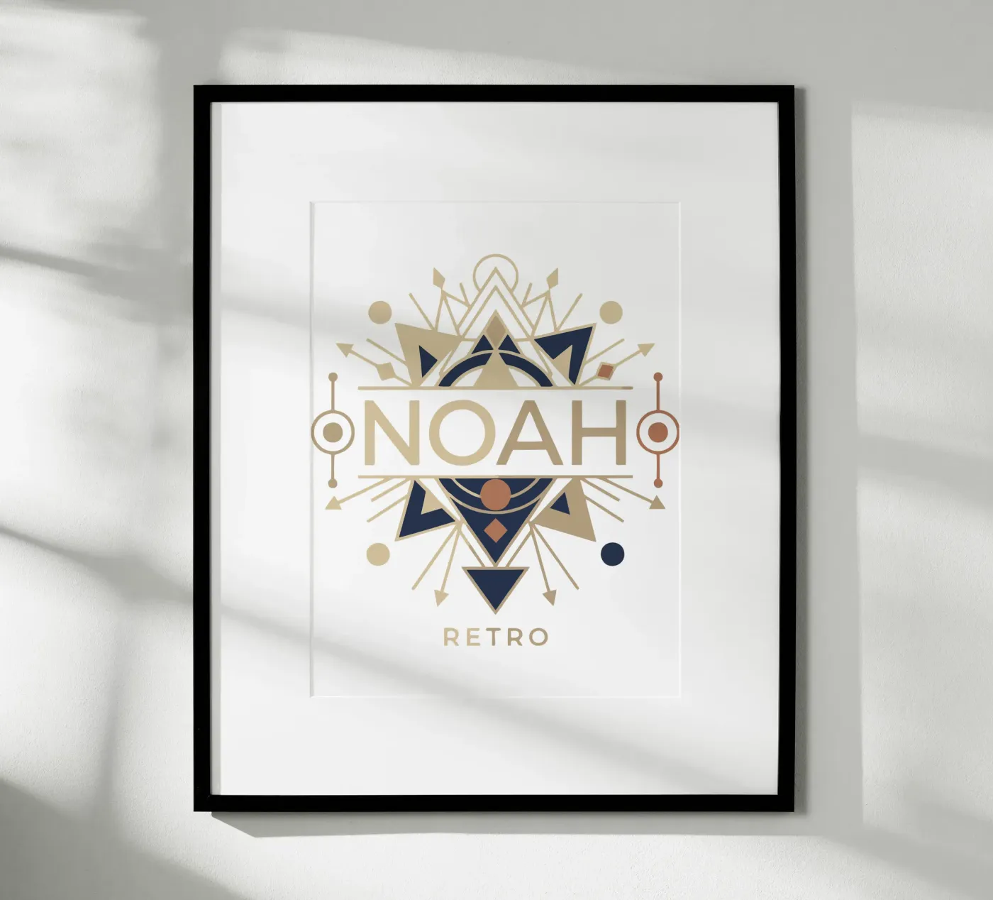 Name Noah poster by artdesign1985