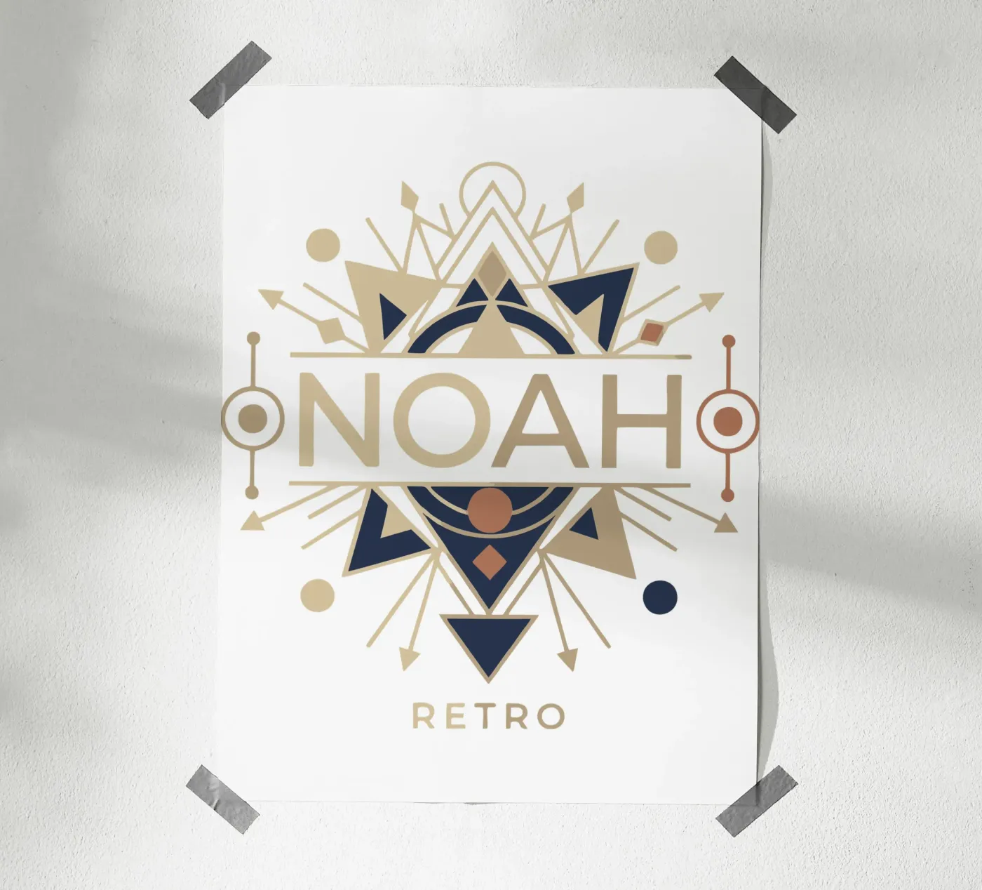 Name Noah poster by artdesign1985