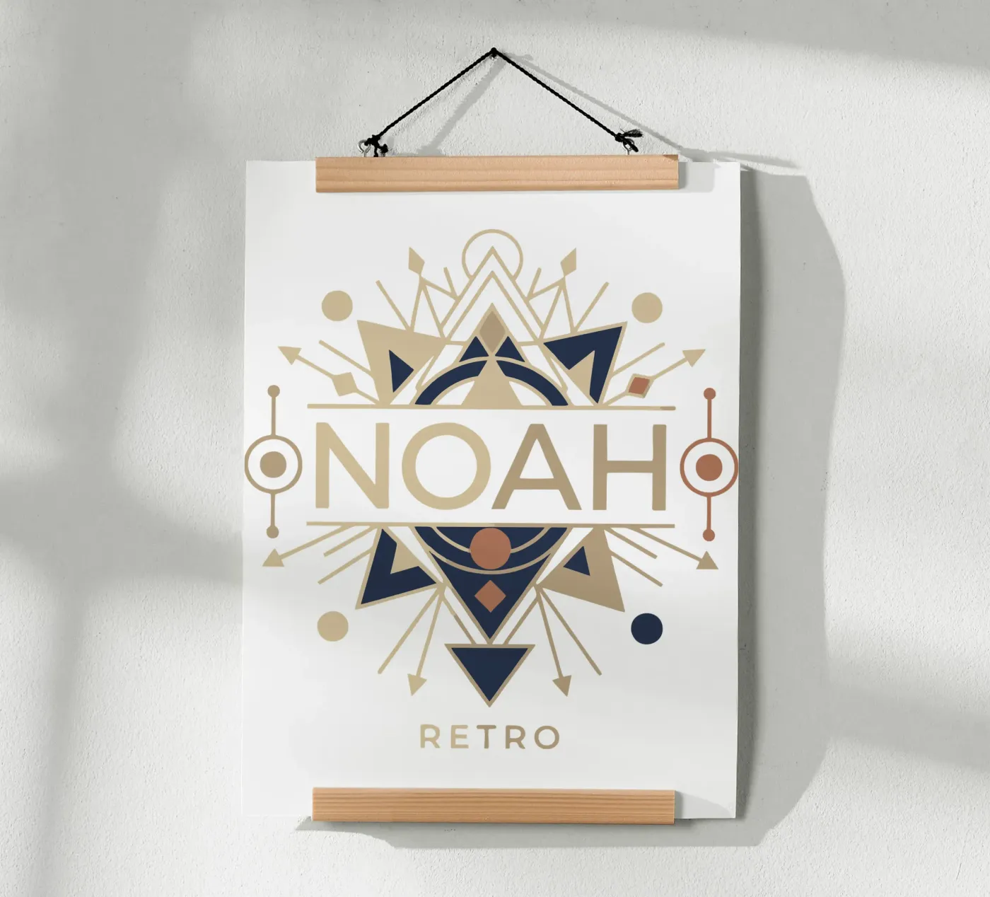 Name Noah poster by artdesign1985