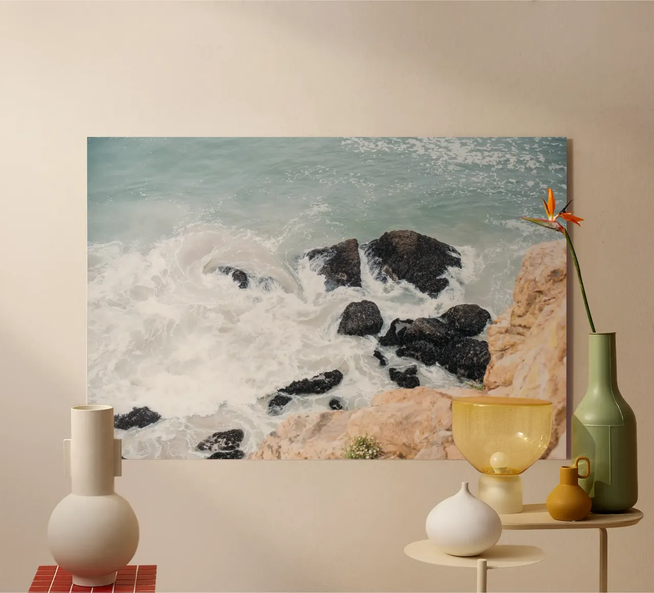 Ocean Rocks plexiglass da patiphotography