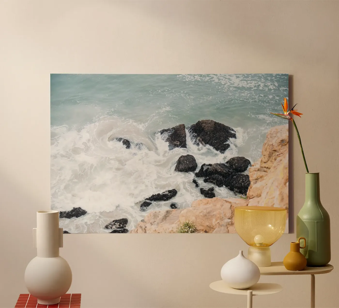 Ocean Rocks tela da patiphotography