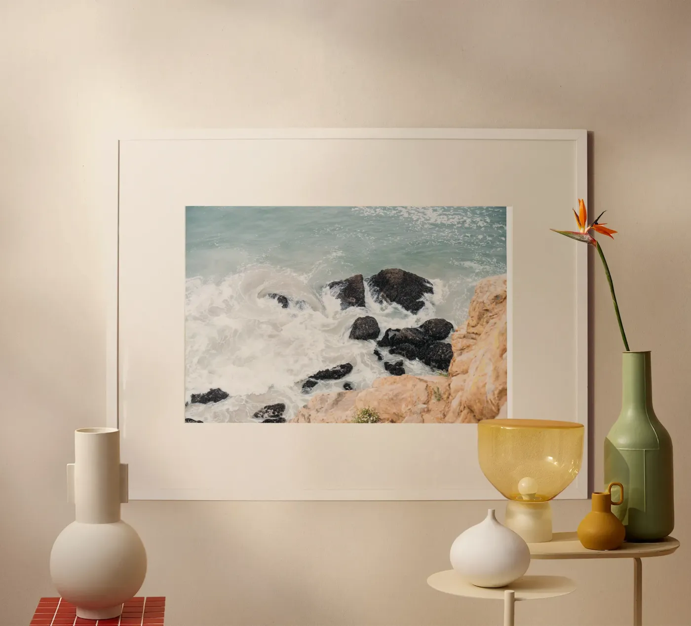 Ocean Rocks poster by patiphotography