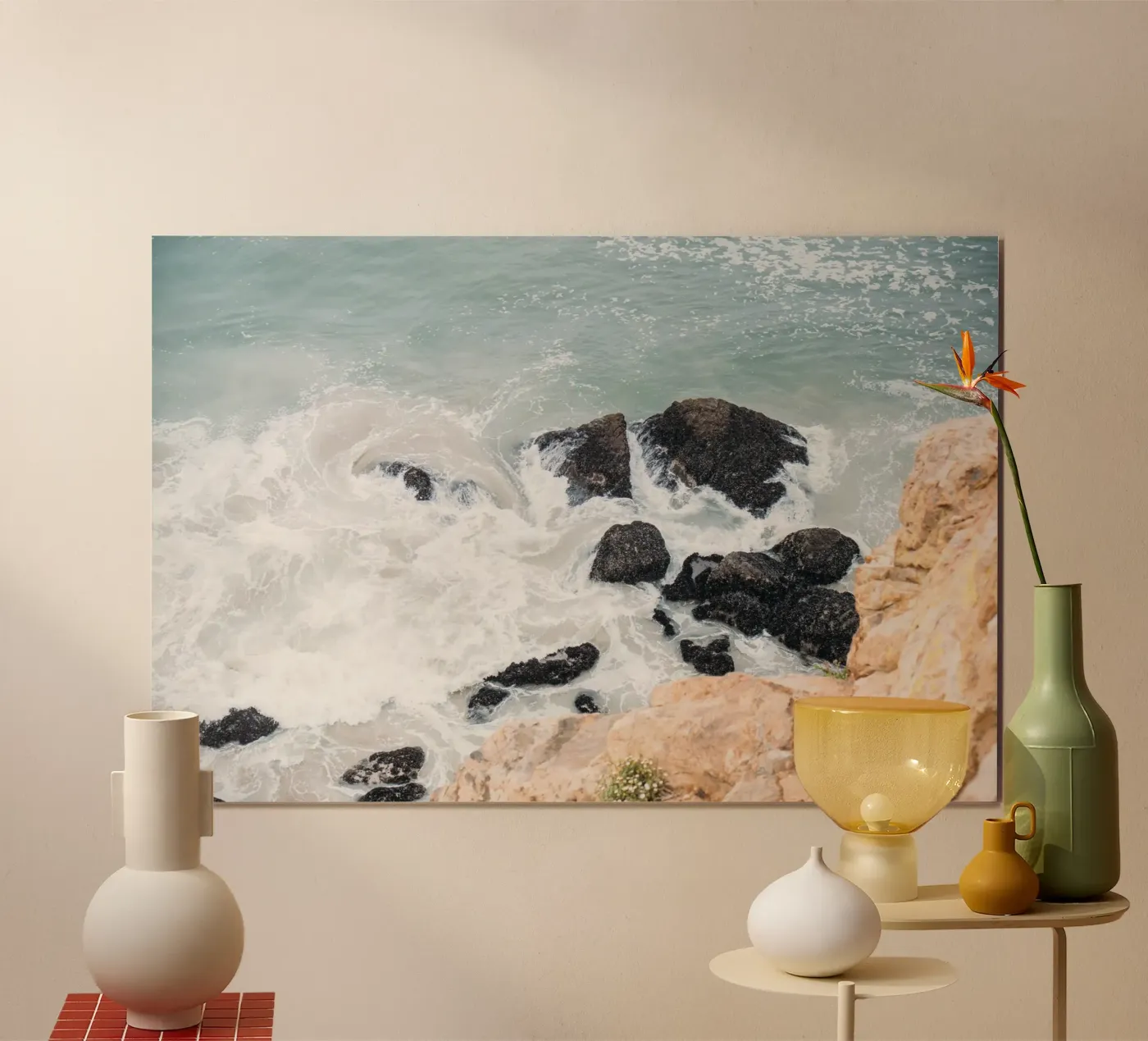 Ocean Rocks poster by patiphotography