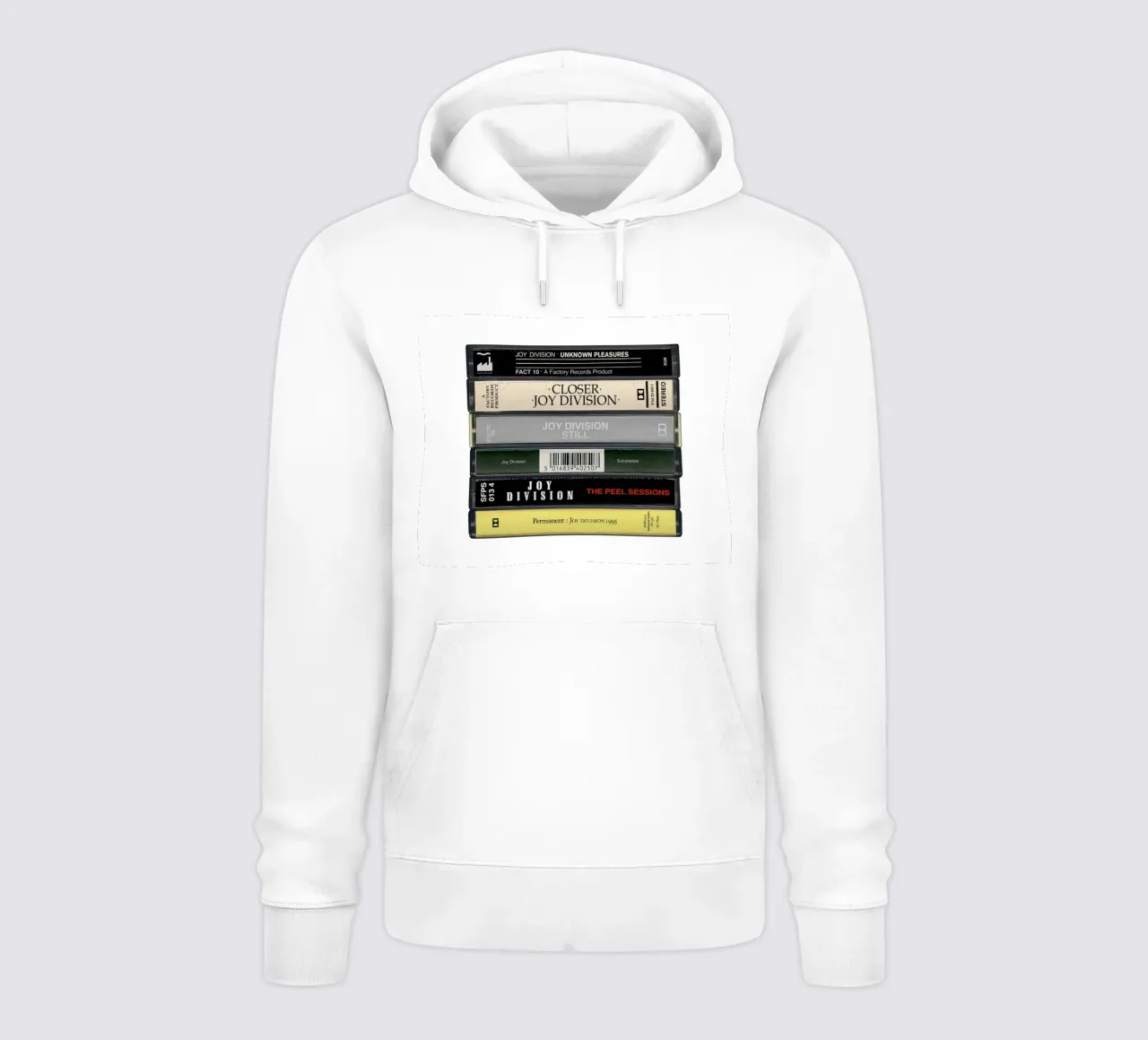 Joy Division - Album raccolti - Stampa su cassetta felpa con cappuccio da MrMustardPrints