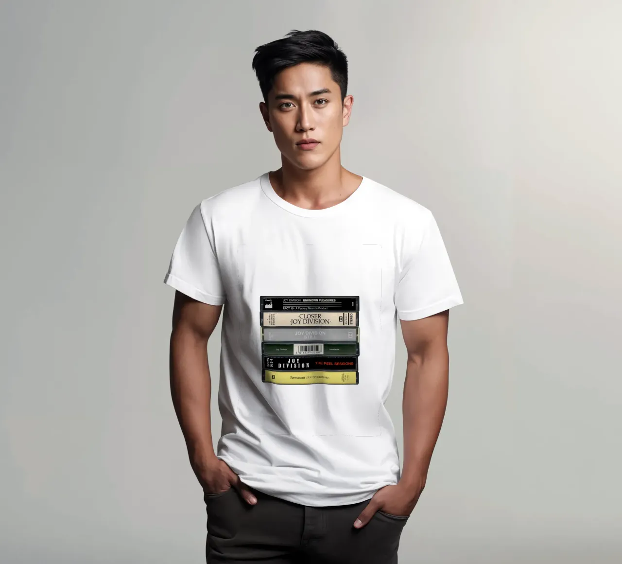 Joy Division - Album raccolti - Stampa su cassetta t-shirt da MrMustardPrints