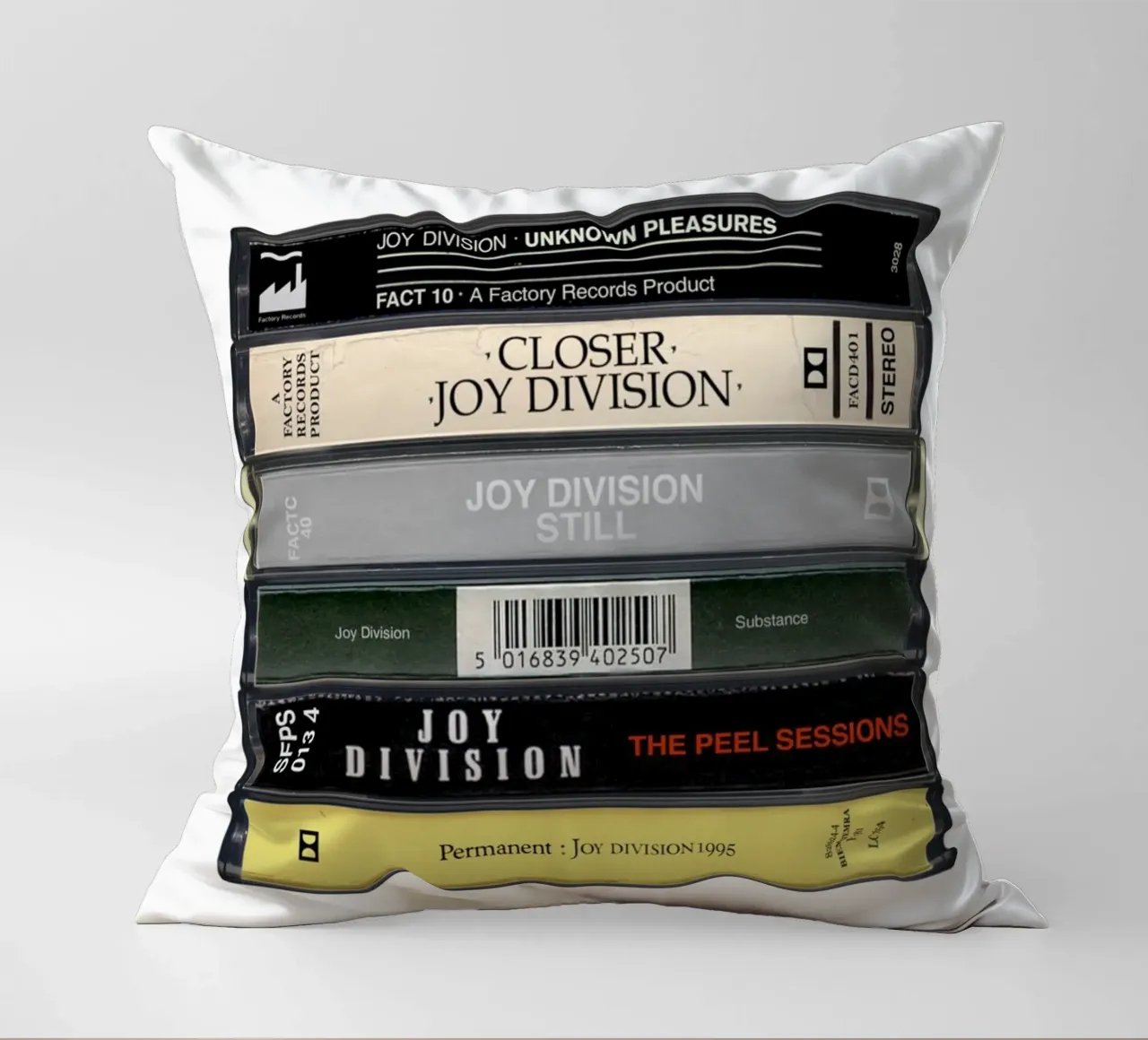 Joy Division - Album raccolti - Stampa su cassetta cuscino da MrMustardPrints