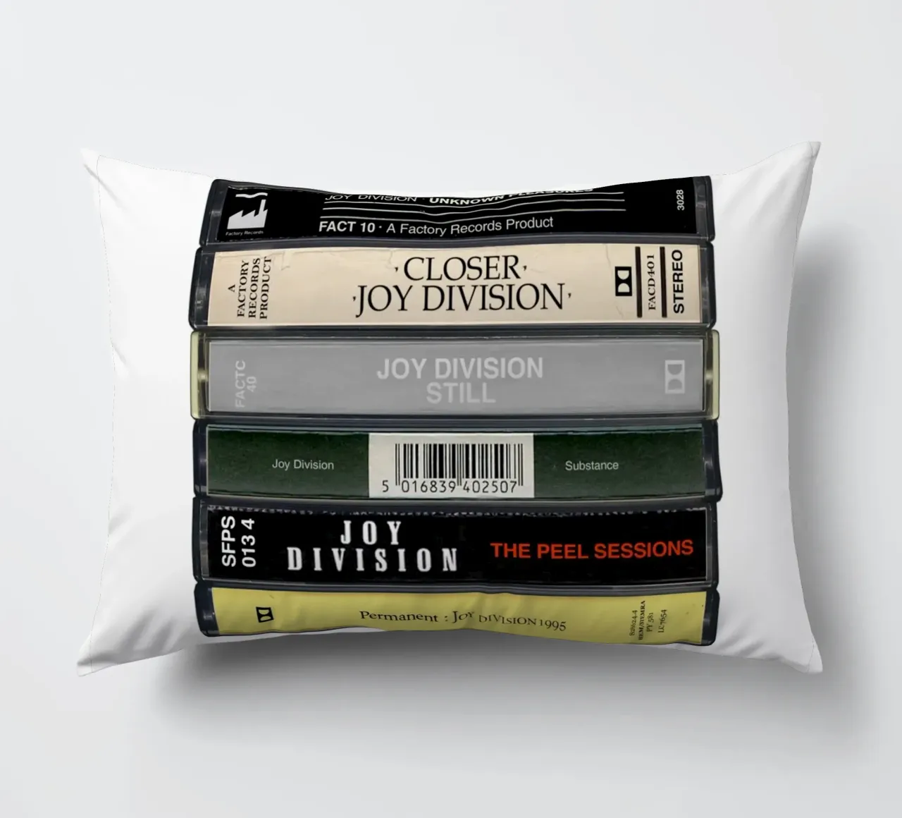 Joy Division - Album raccolti - Stampa su cassetta cuscino da MrMustardPrints