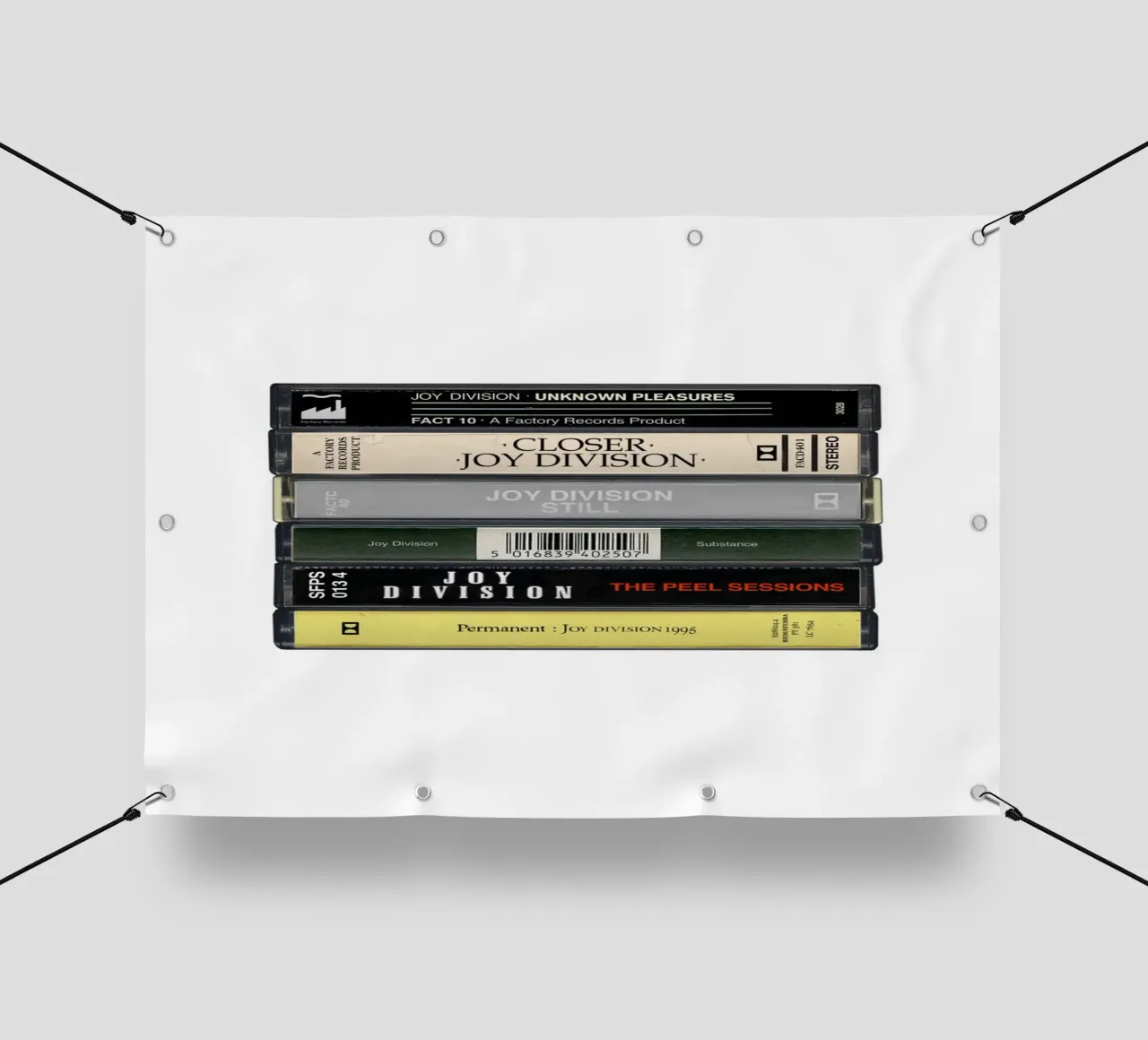 Joy Division - Album raccolti - Stampa su cassetta telo in pvc da MrMustardPrints
