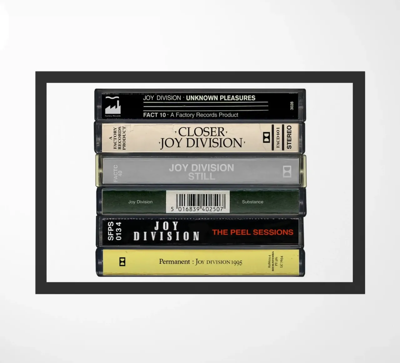 Joy Division - Album raccolti - Stampa su cassetta zerbino da MrMustardPrints