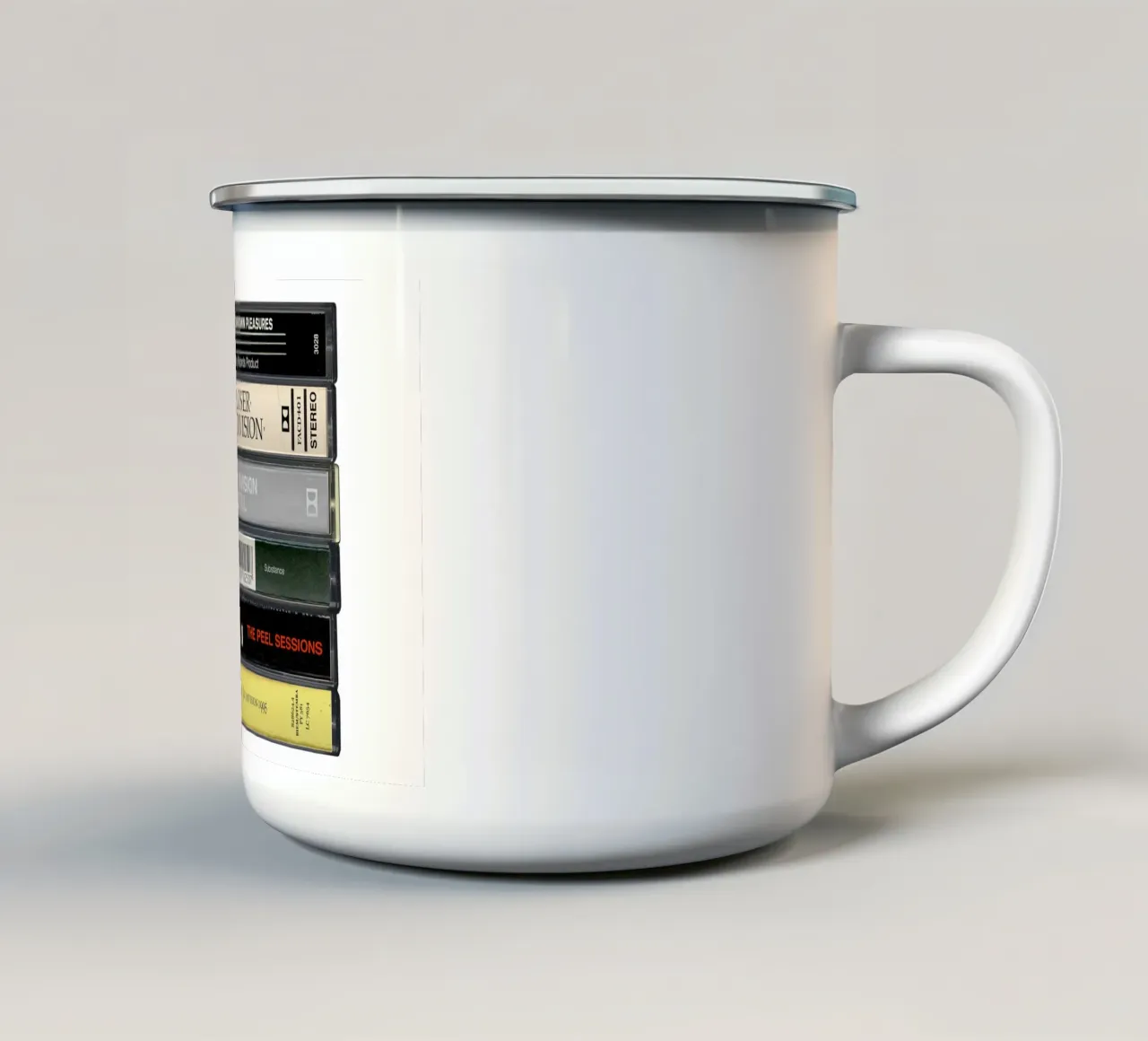 Joy Division - Album raccolti - Stampa su cassetta tazza in smalto da MrMustardPrints