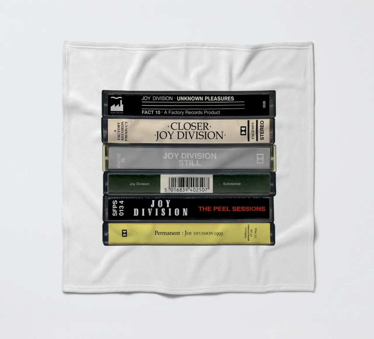 Joy Division - Album raccolti - Stampa su cassetta coperta in pile da MrMustardPrints