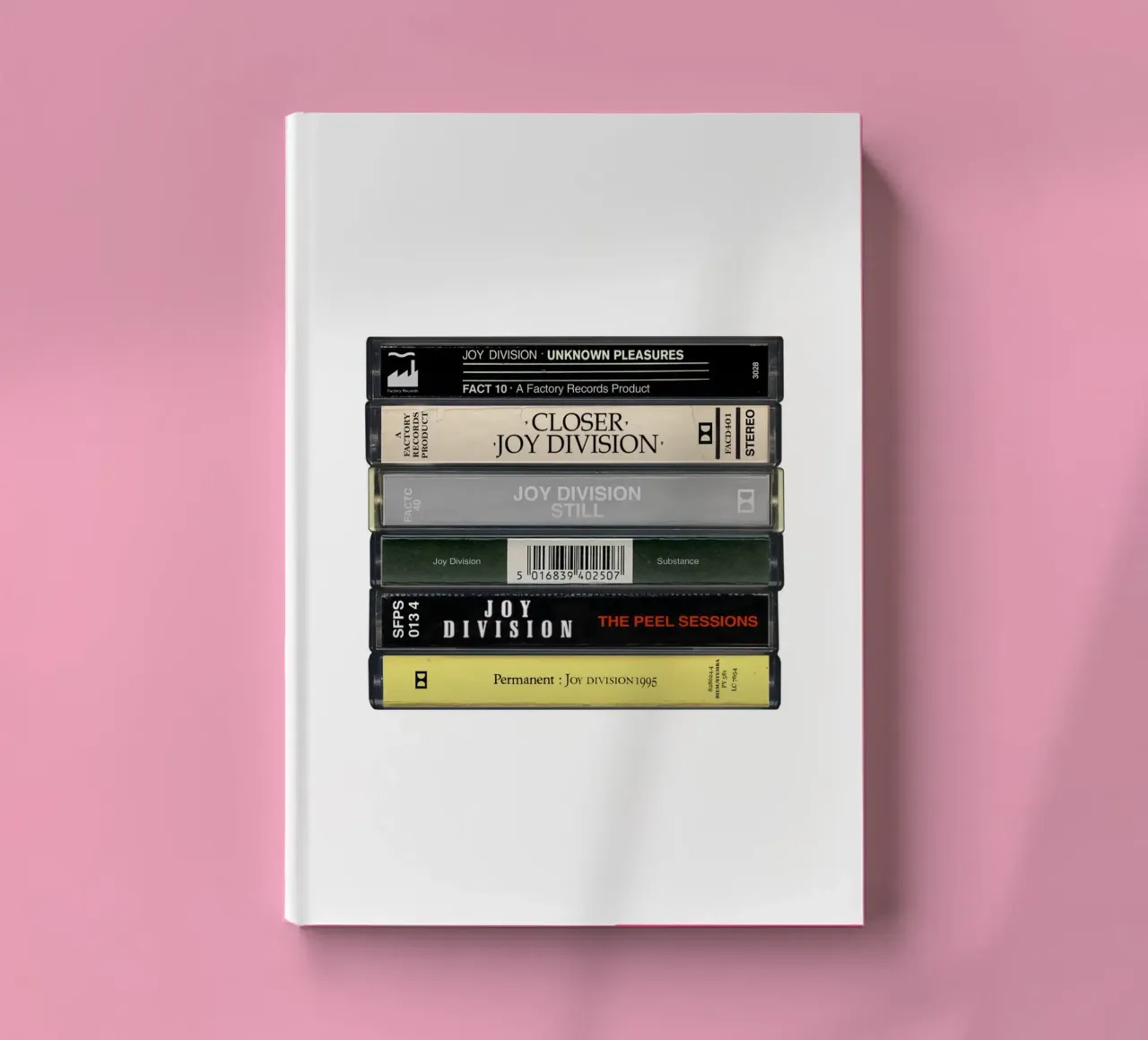 Joy Division - Collected Albums - Cassette Print notebook by MrMustardPrints