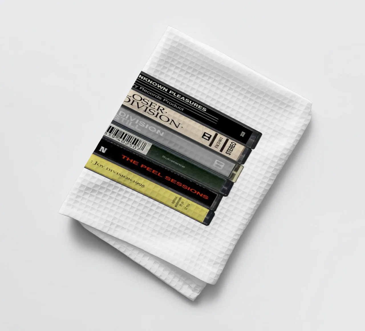 Joy Division - Album raccolti - Stampa su cassetta canovaccio da cucina da MrMustardPrints